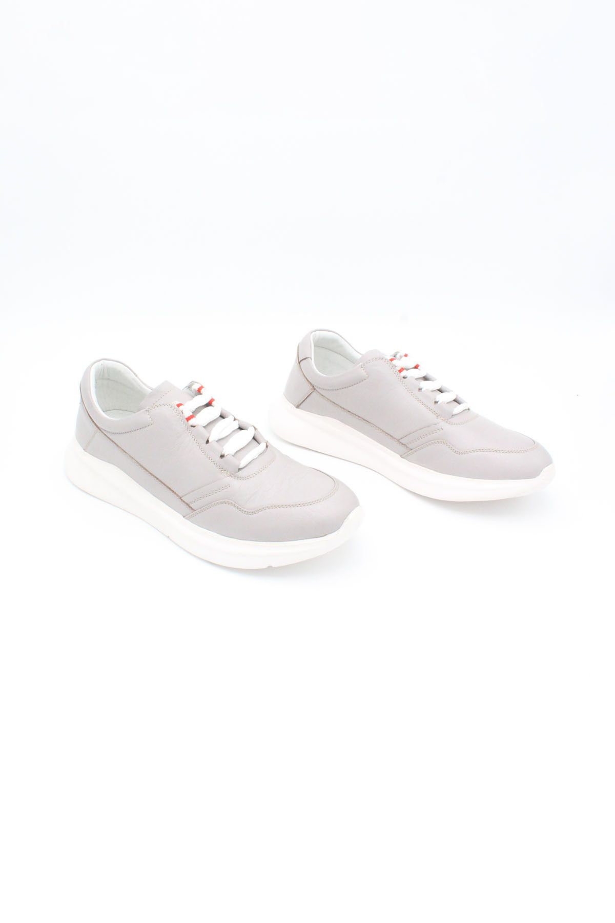 ENDİCAN 0013 1500 Erkek Hakiki Deri Spor Ayakkabı SILVER GREY