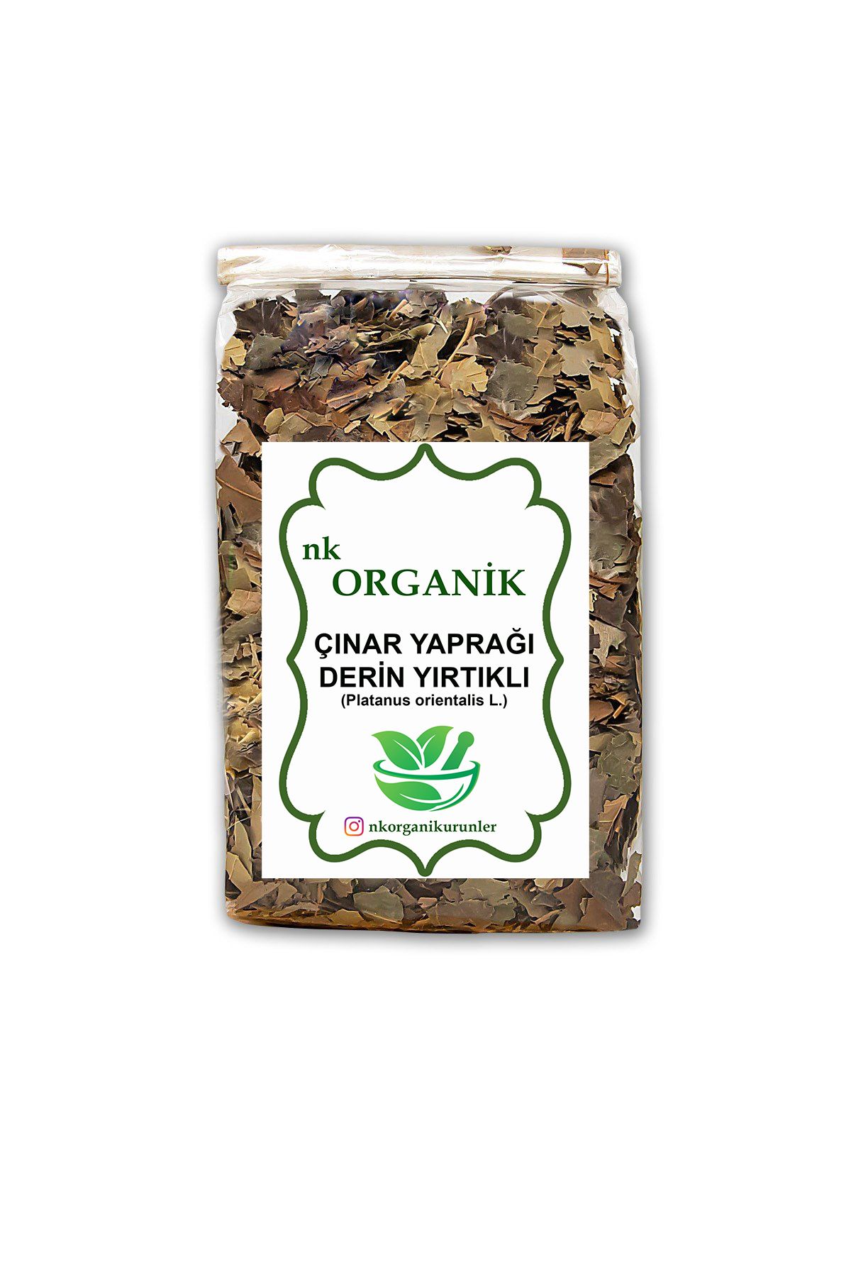 nk organik Derin Yırtıklı Çınar Yaprağı 50gr