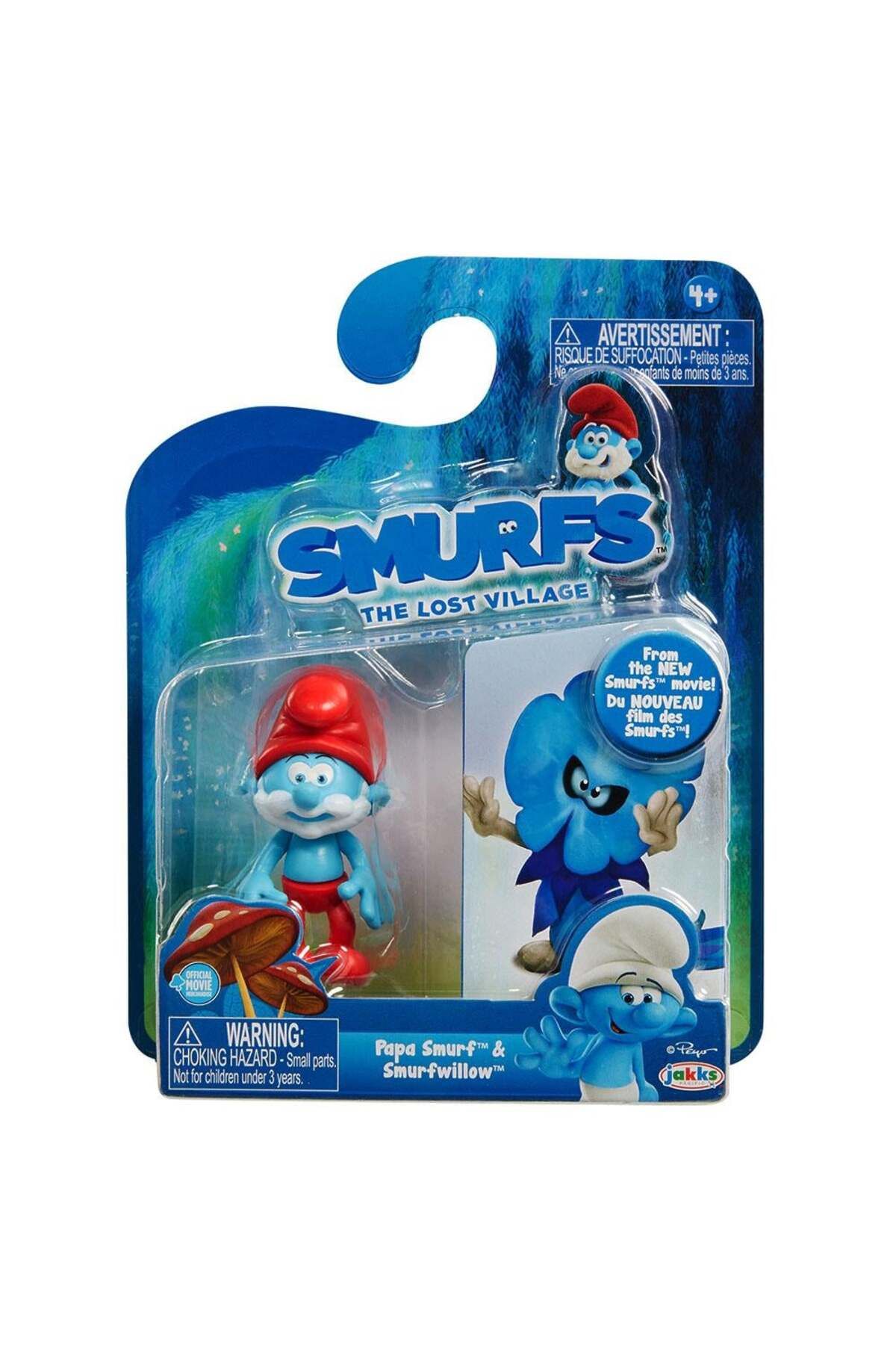 NECO TOYS Şirinler Kayıp Köy Şirin Baba ve Smurflily Figür Seti