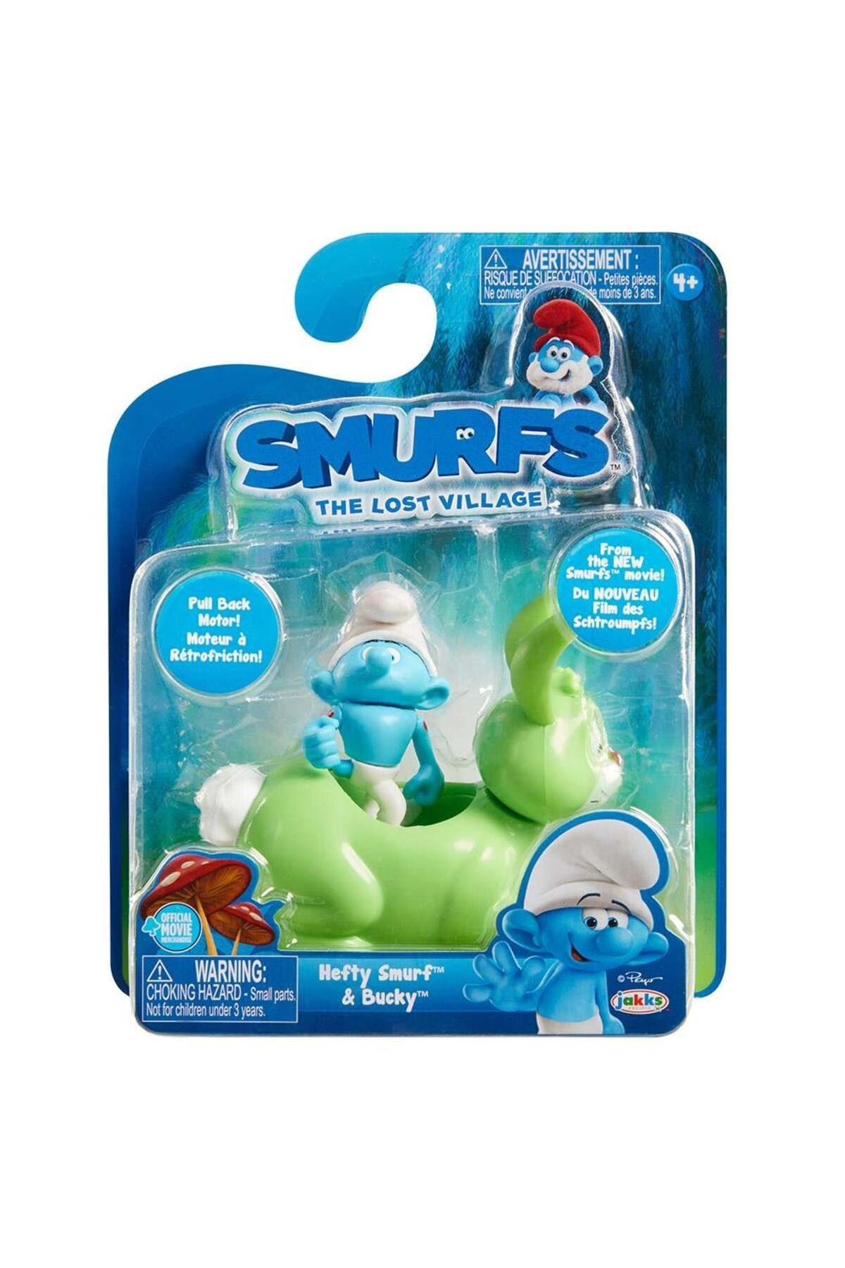 NECO TOYS Şirinler Kayıp Köy Güçlü Şirin Araç ve Figür Seti
