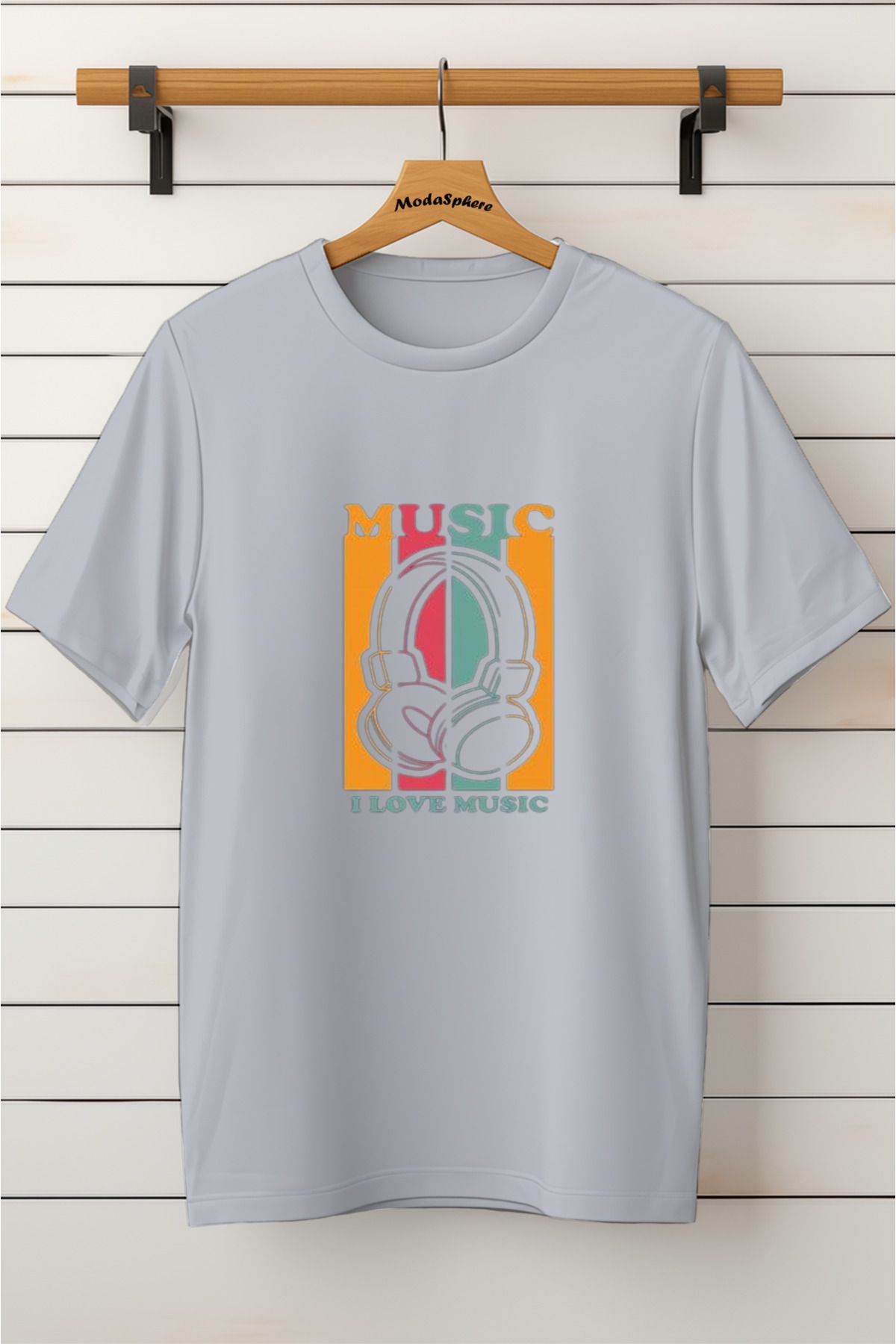 ModaSphere Baskılı Unisex Oversize Tişört Battal Boy