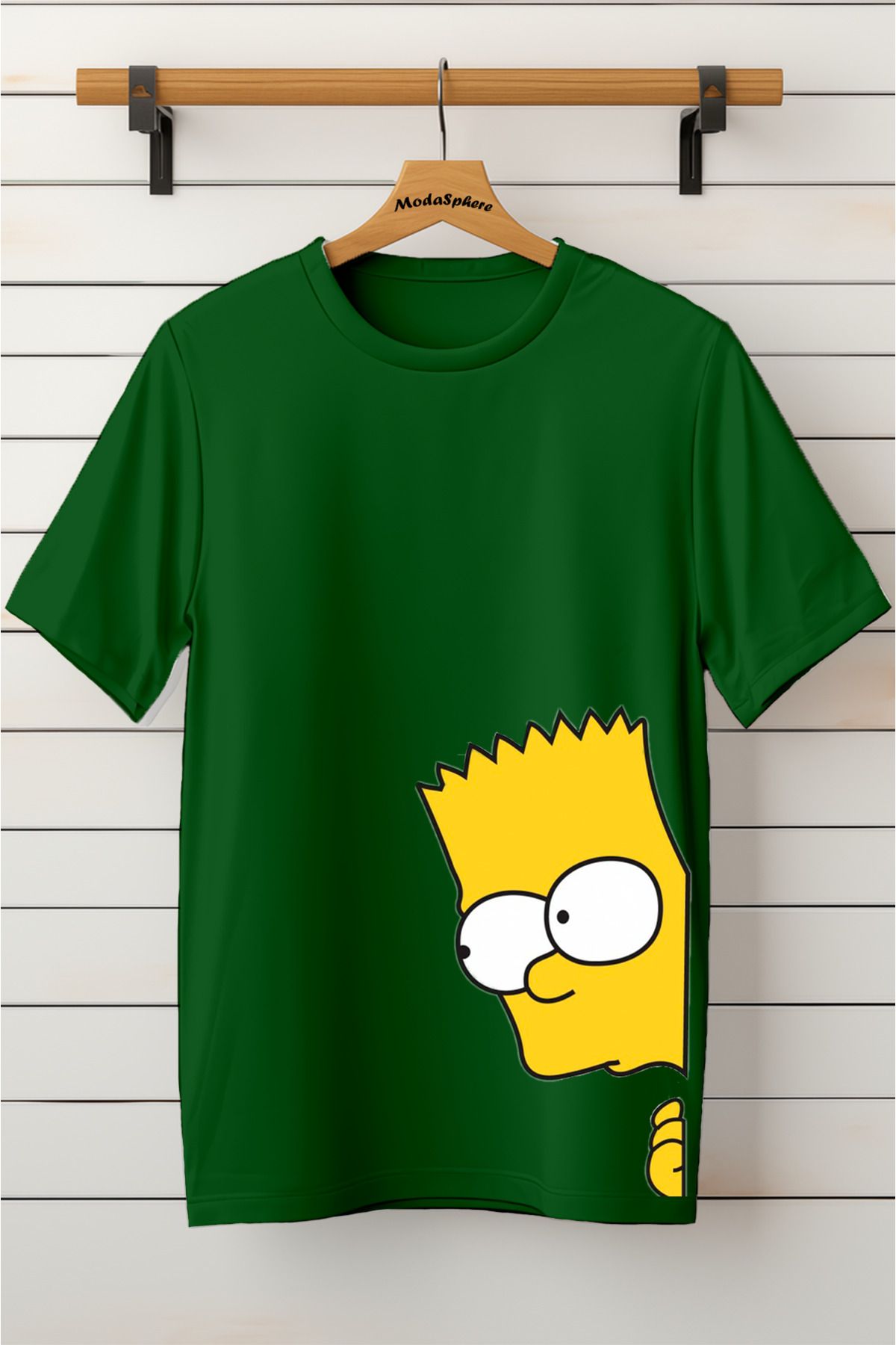 ModaSphere Baskılı Unisex Oversize Tişört Battal Boy