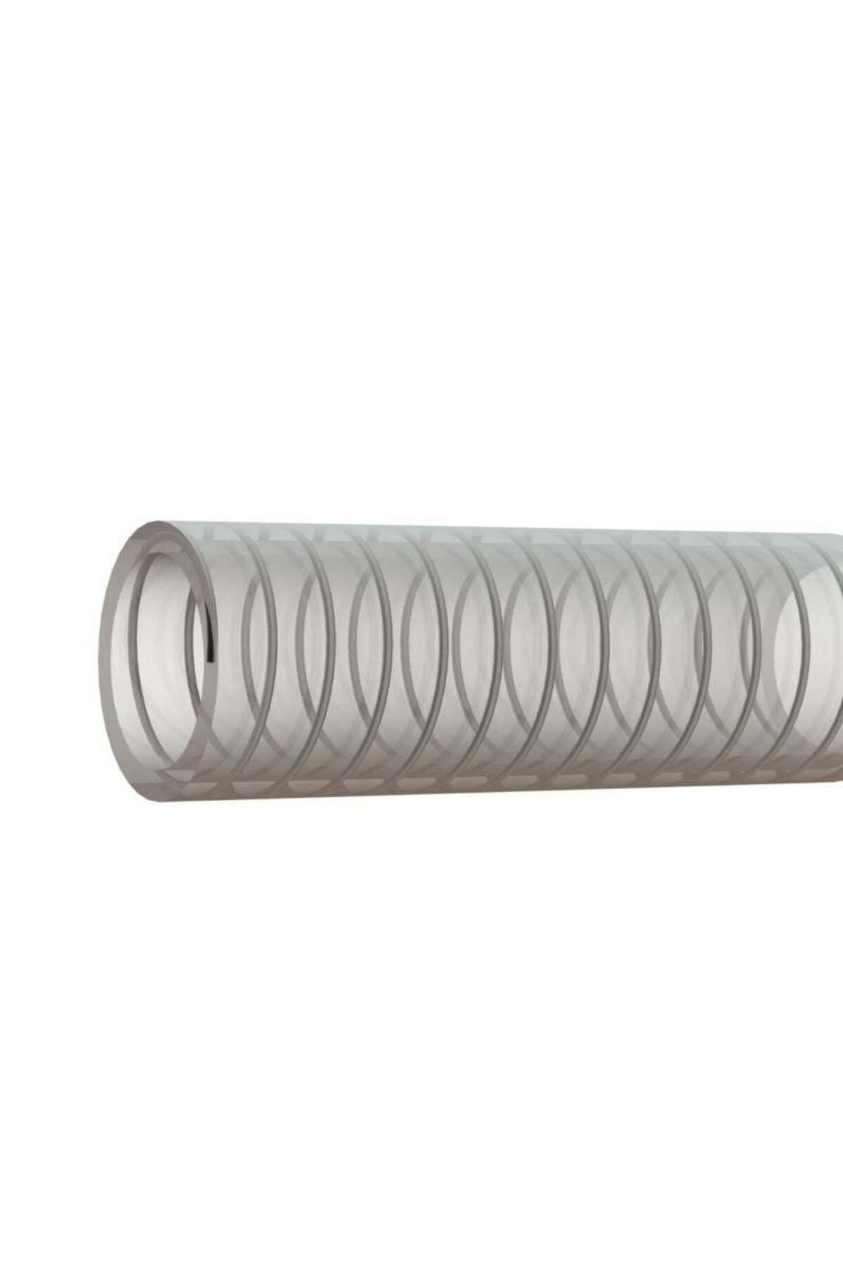 OEM Sertsan 50 mm Şeffaf Çelik Telli Emiş Hortumu 2 Metre