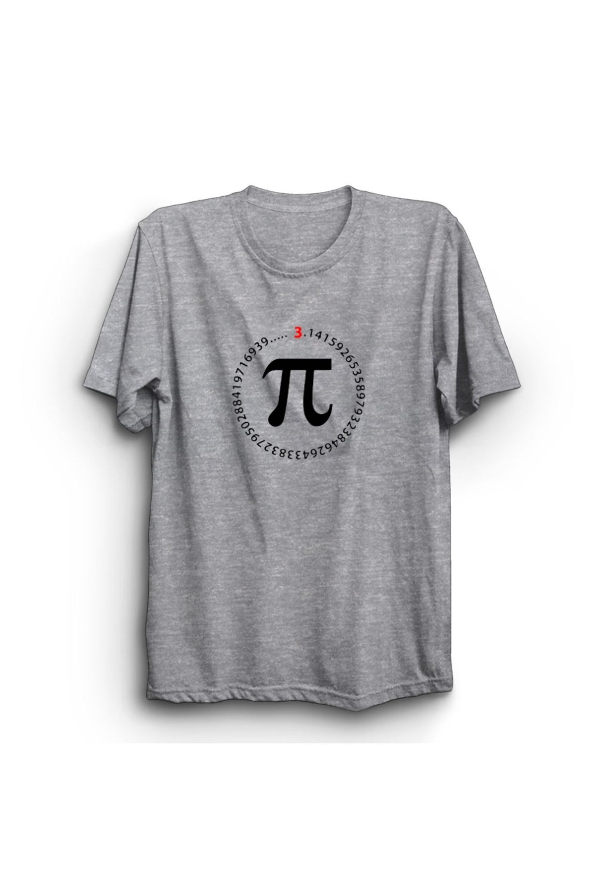 The Fame Circle Pi Number, Pi Day, Pi Sayısı, Unisex, %100 Pamuk Tişört