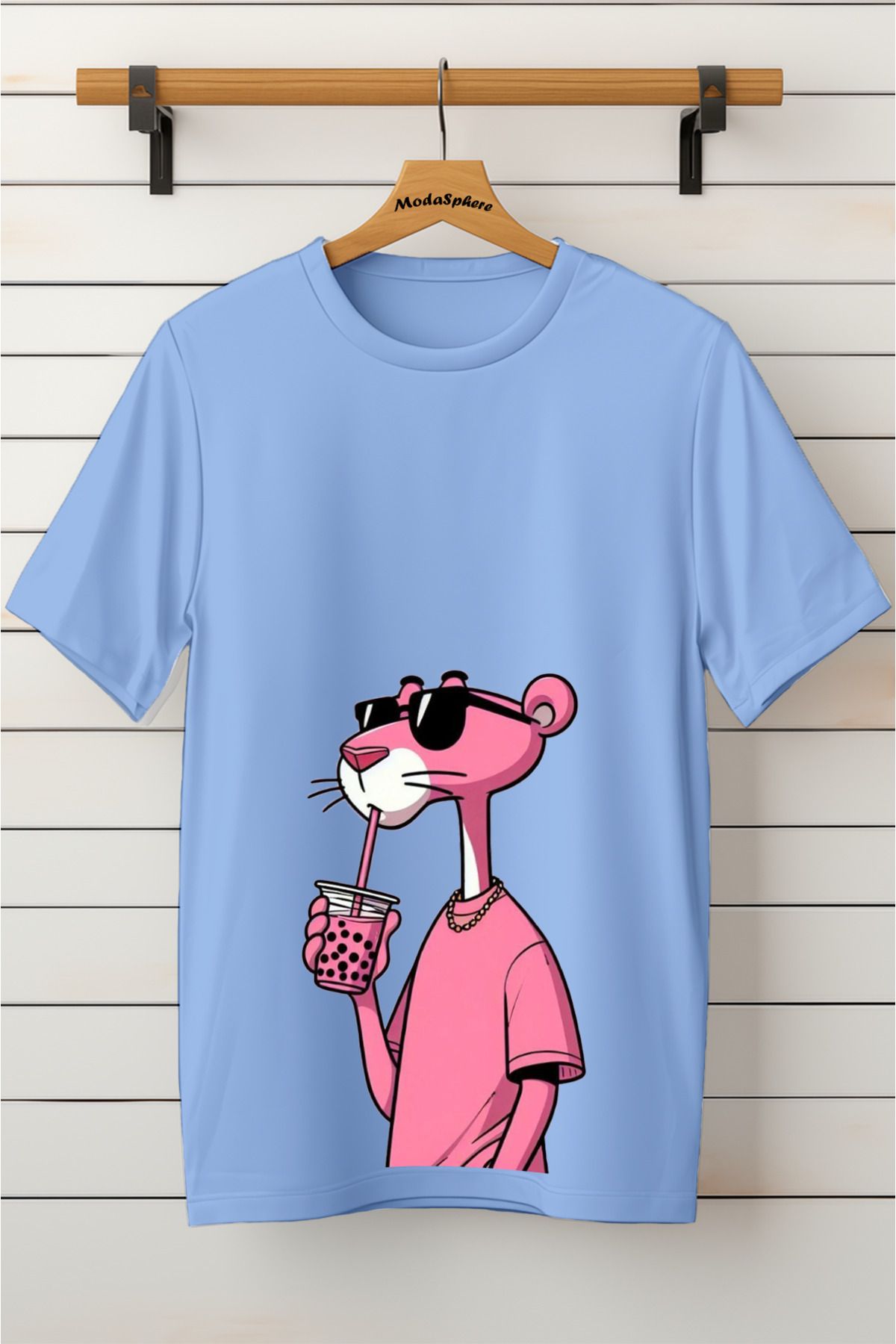ModaSphere Baskılı Unisex Oversize Tişört