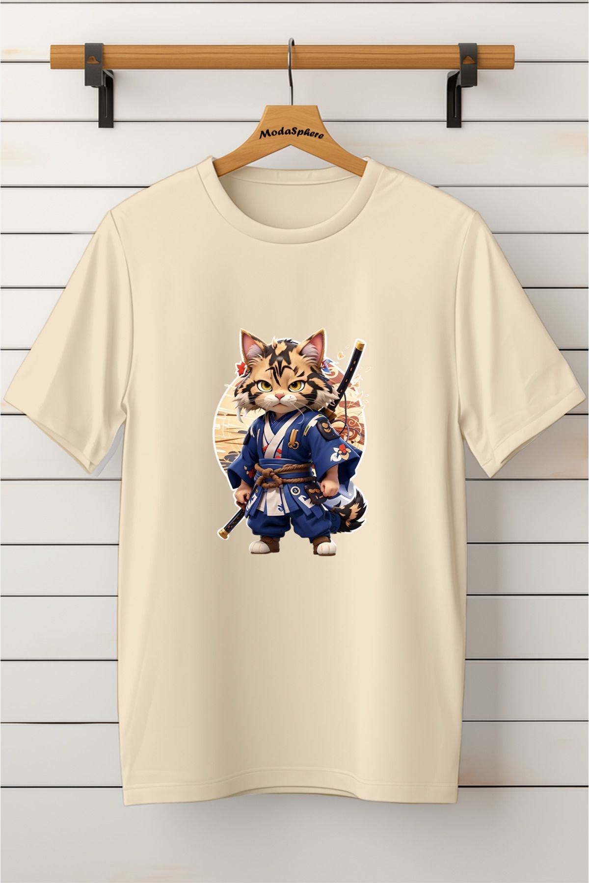 ModaSphere Baskılı Unisex Oversize Tişört Battal Boy