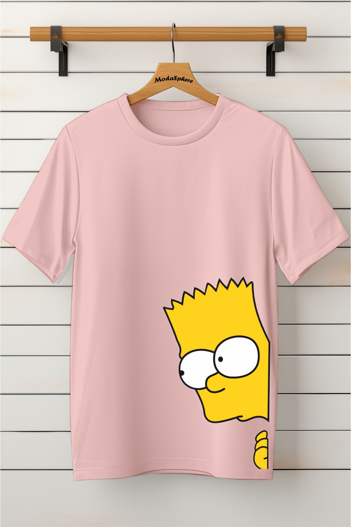 ModaSphere Baskılı Unisex Oversize Tişört