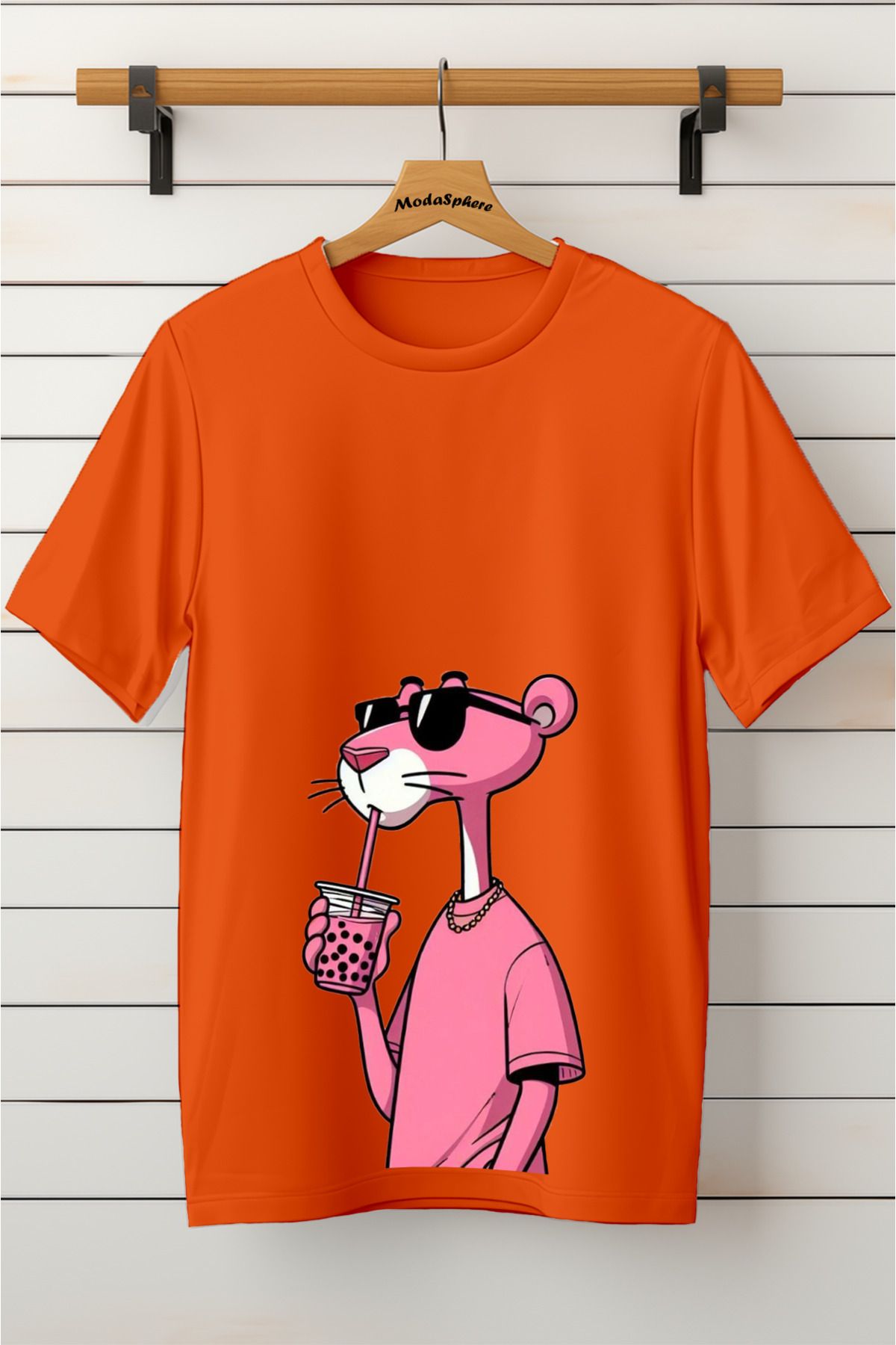 ModaSphere Baskılı Unisex Oversize Tişört