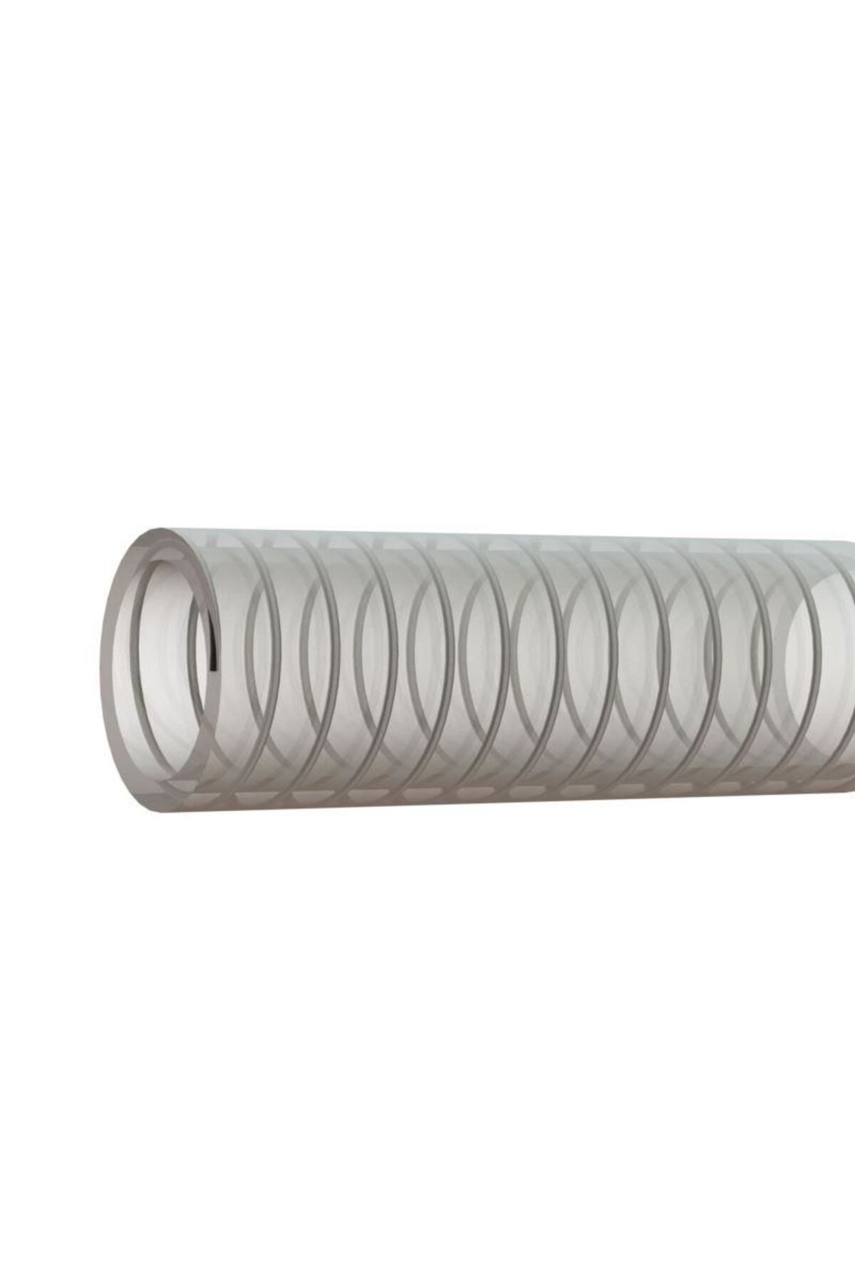 OEM Sertsan 38 mm Şeffaf Çelik Telli Emiş Hortumu 2 Metre