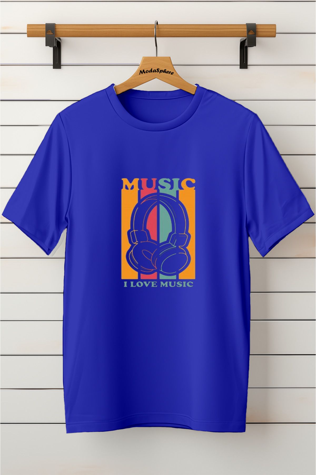 ModaSphere Baskılı Unisex Oversize Tişört Battal Boy