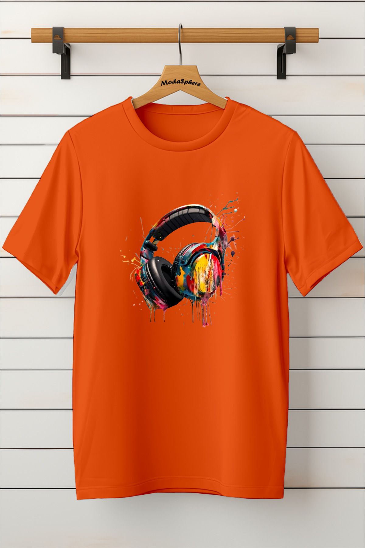 ModaSphere Baskılı Unisex Oversize Tişört