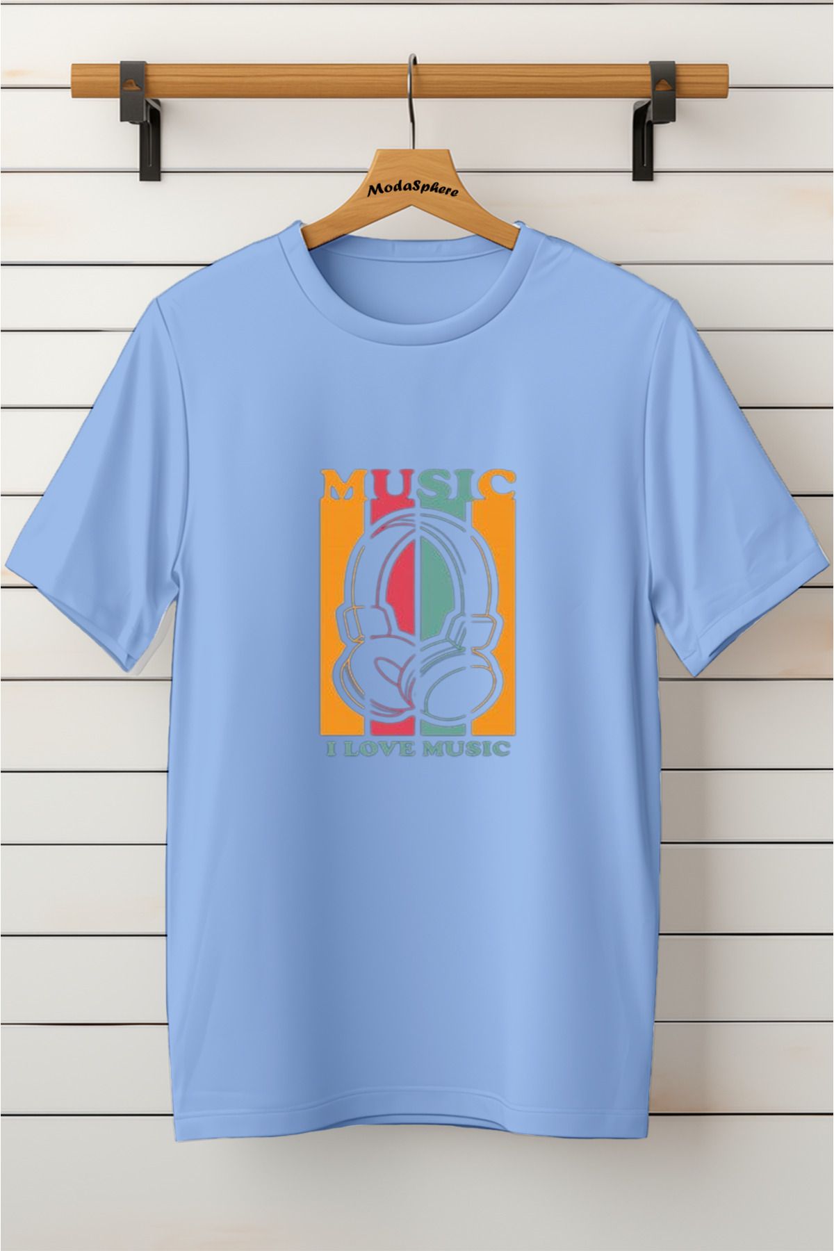 ModaSphere Baskılı Unisex Oversize Tişört Battal Boy