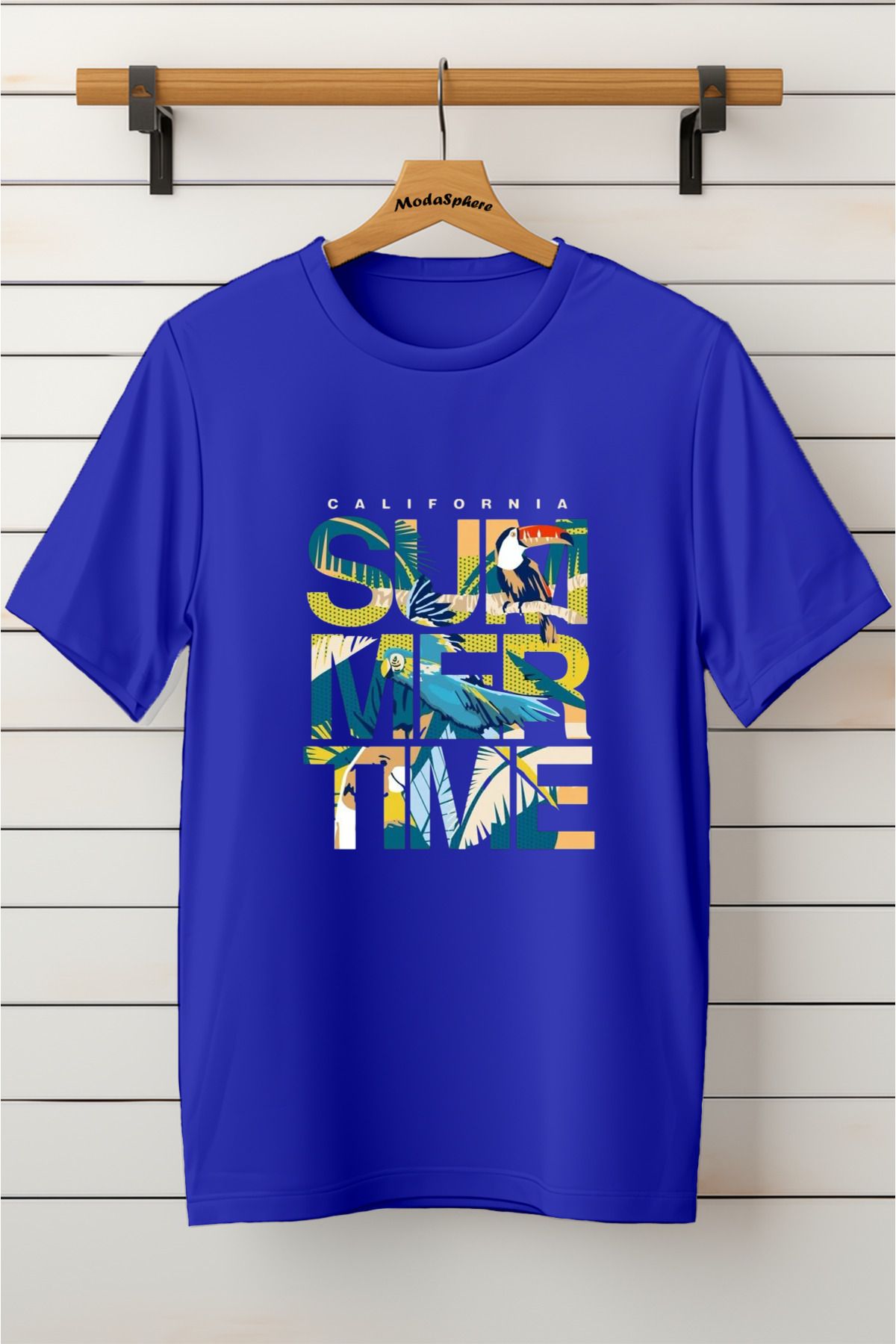 ModaSphere Baskılı Unisex Oversize Tişört Battal Boy