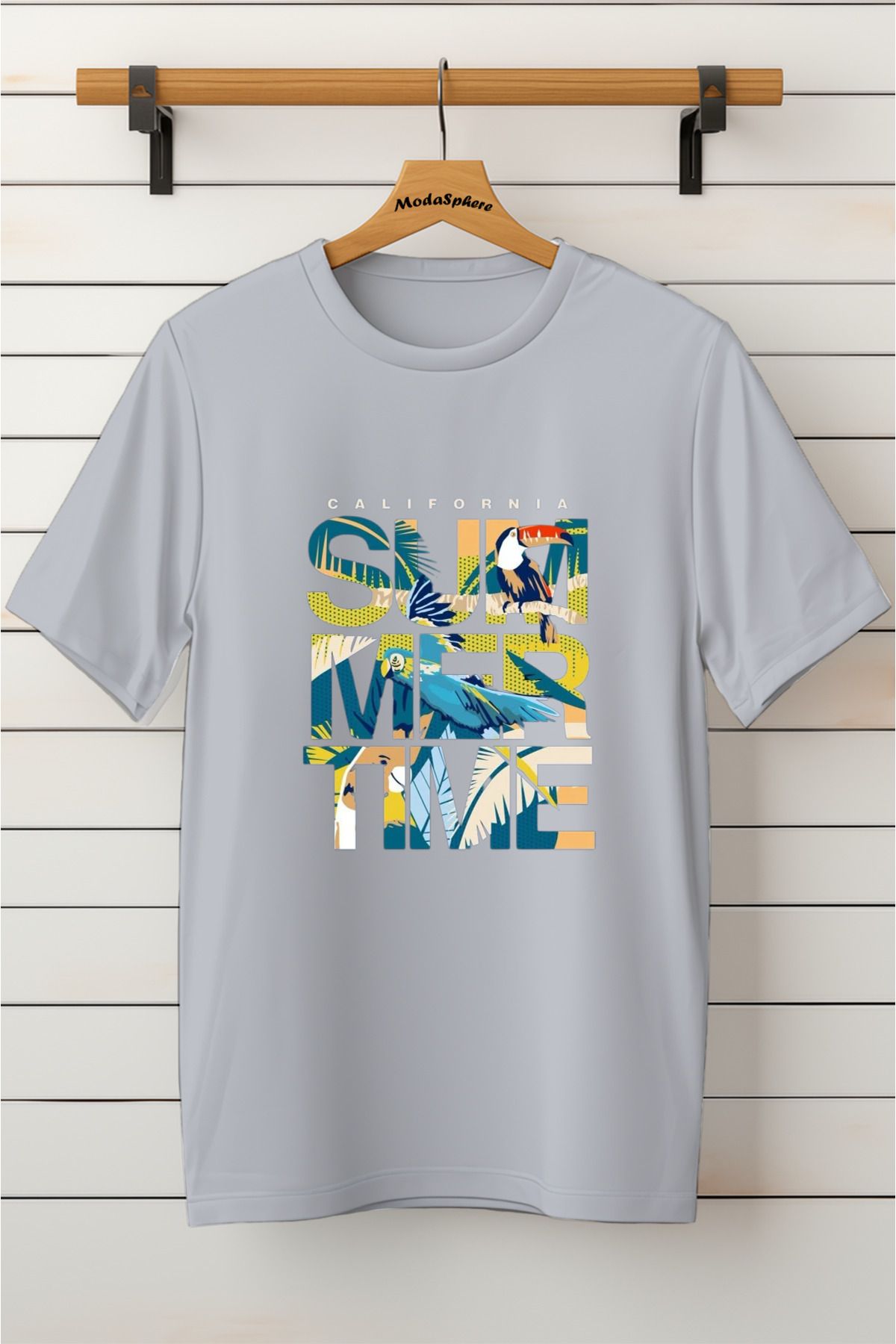 ModaSphere Baskılı Unisex Oversize Tişört