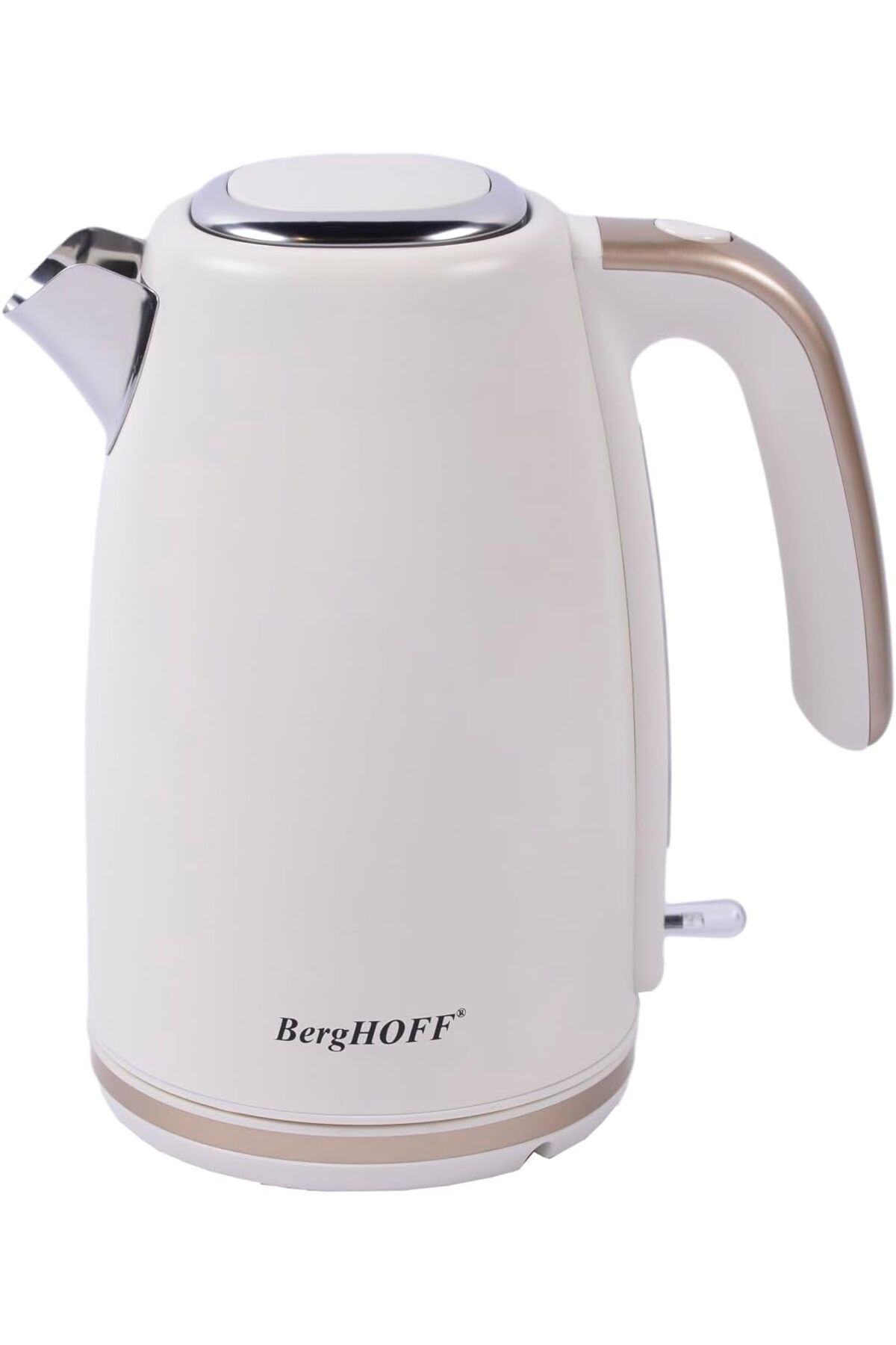 ÇAĞUR YENİİ WORLDWIDE Gem Pearl 1.7 Litre Vanilya Krem Rengi Gold Modern Su Isıtıcı Desingstore 10995