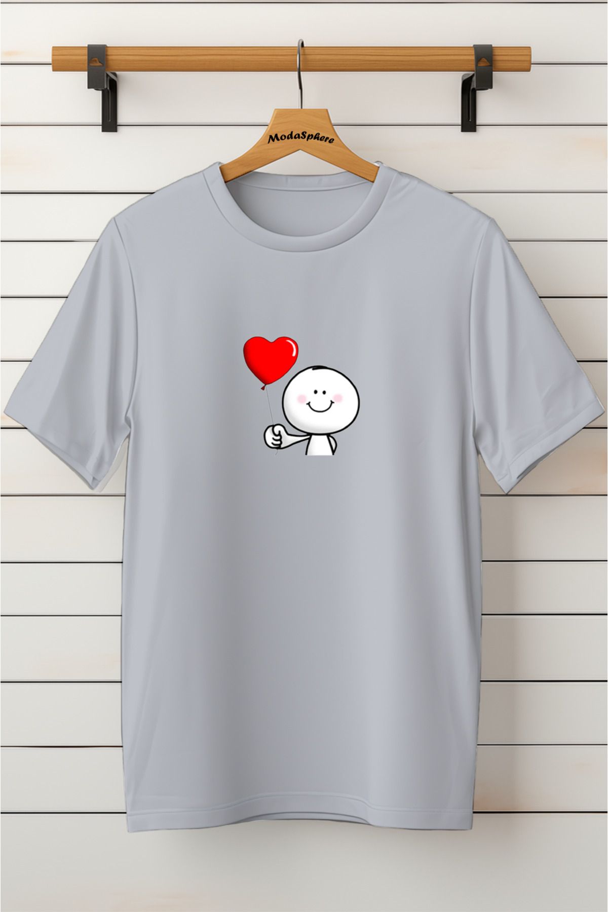ModaSphere Baskılı Unisex Oversize Tişört