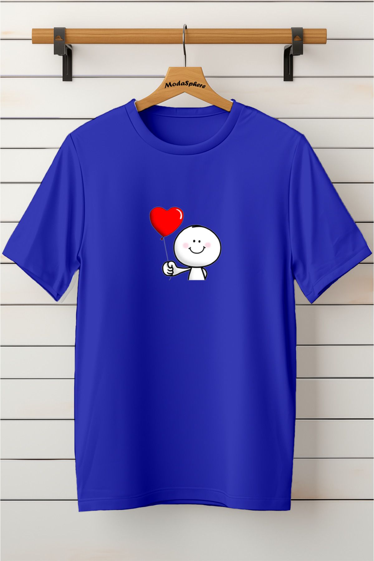 ModaSphere Baskılı Unisex Oversize Tişört Battal Boy