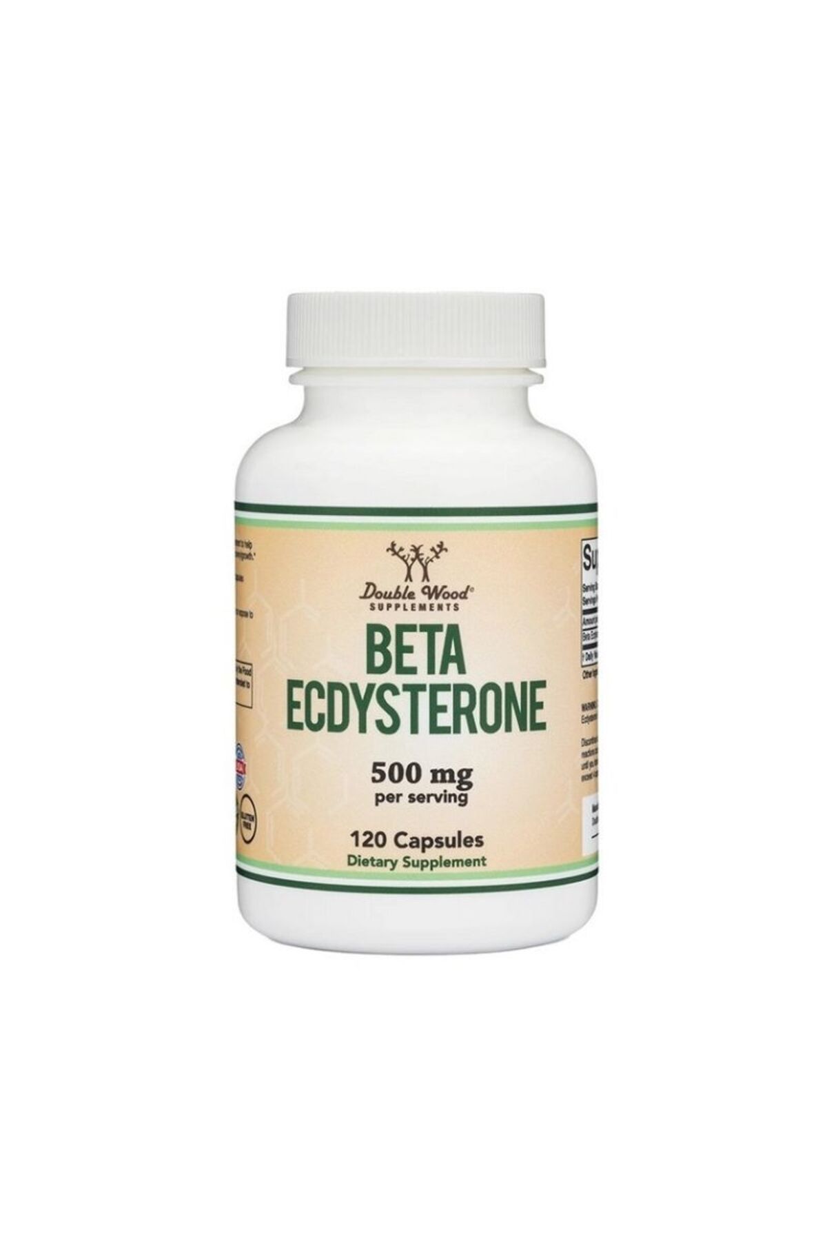 DOUBLE WOOD Beta Ecdysterone - 120 x 500 mg capsules