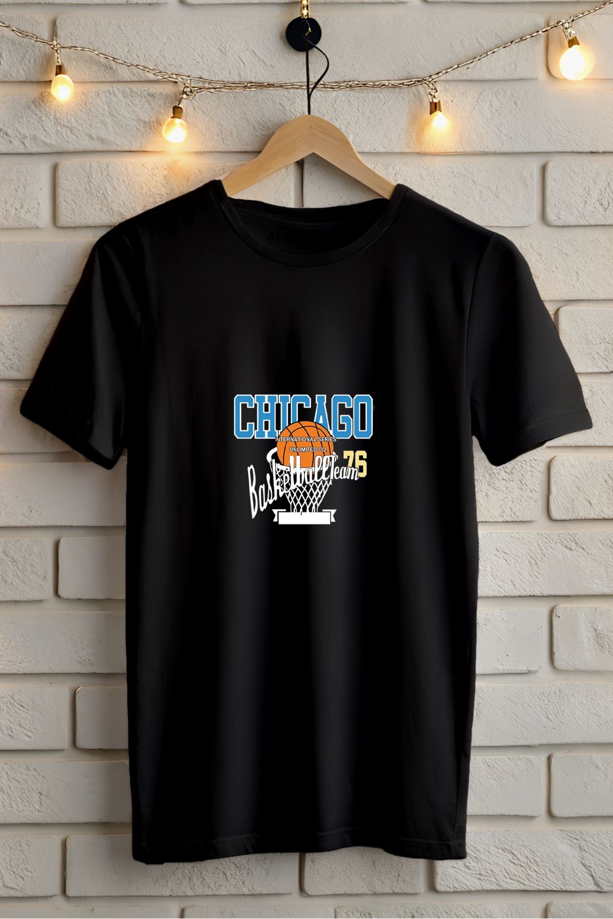 ModaSphere Baskılı Unisex Oversize Tişört Battal Boy