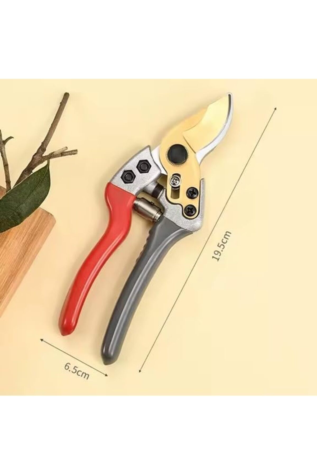 Goishtrie-Extremely Sharp Fruit Branch Scissors, Rust Resistant, SK5 Steel Blade with Non-Slip Handle and Heav 2