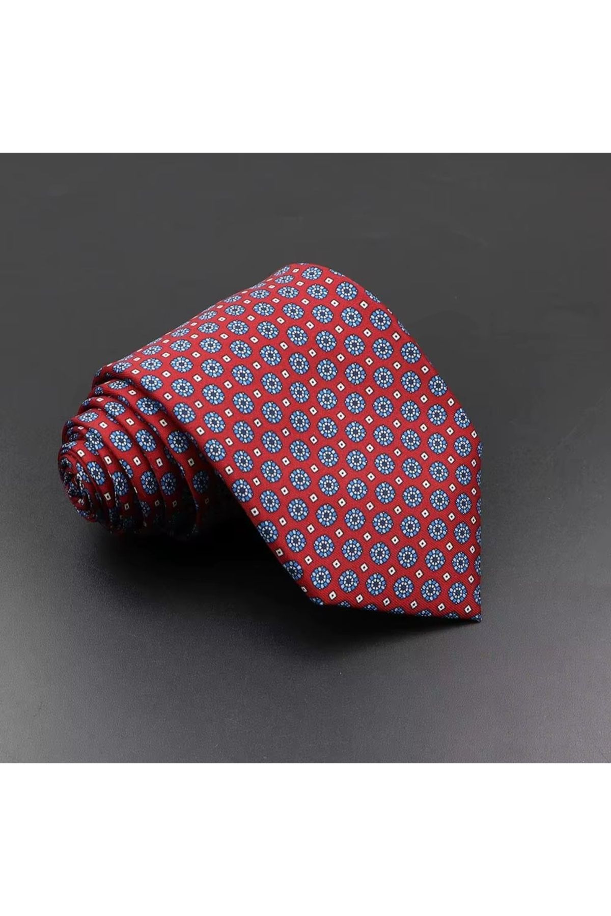 delis Cravata Pentru Barbati, , Rosu Masculin - One Size