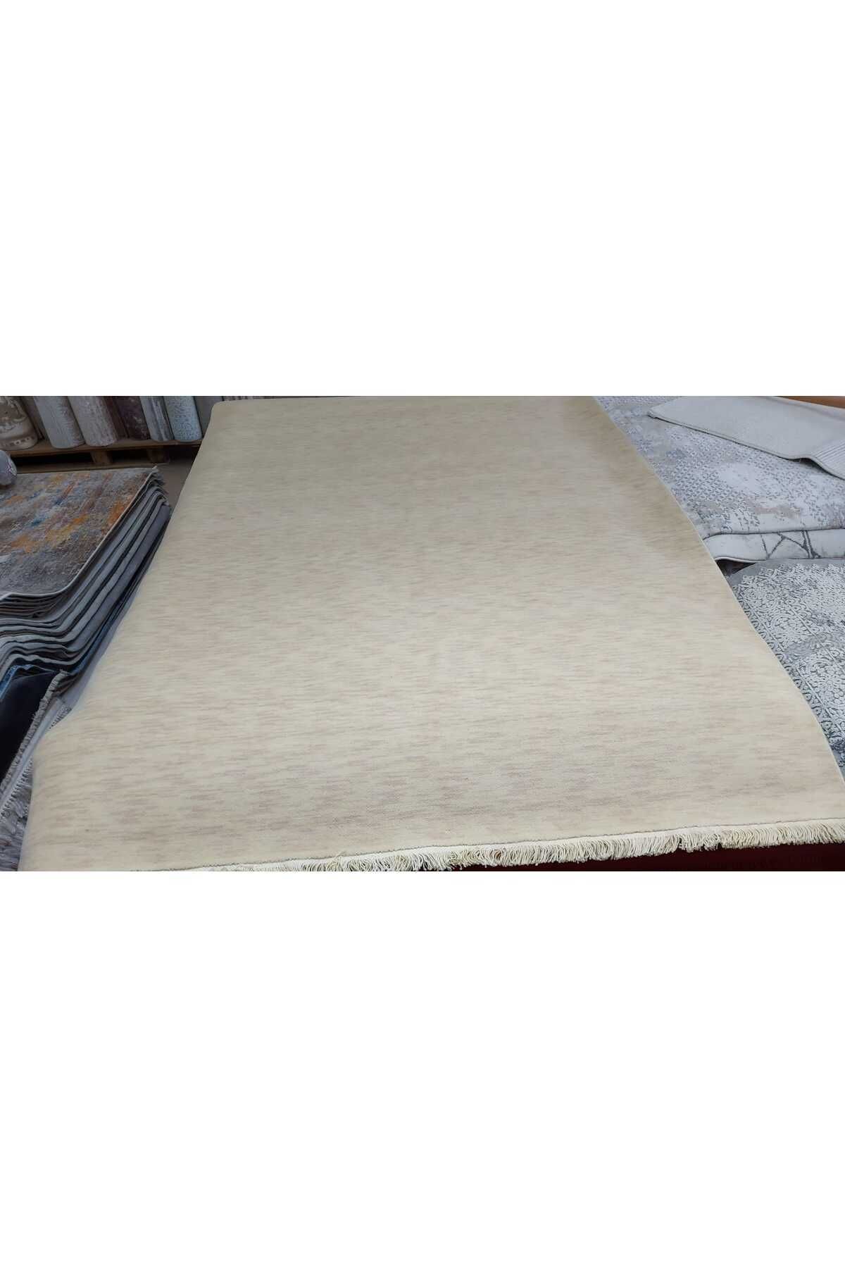 HALI SARAY CONCEPT Yün Halı Uşak Saf Yün Halı Düz Renk Stok Bitiriliyor Özel Fiyat 002 Bej Geleneksel Doku, Yün Halı