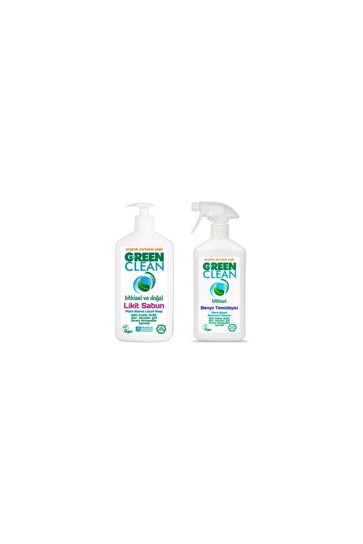 Green Clean U Green Banyo Temizleyici Ve Likit Sabun Set 500 Ml
