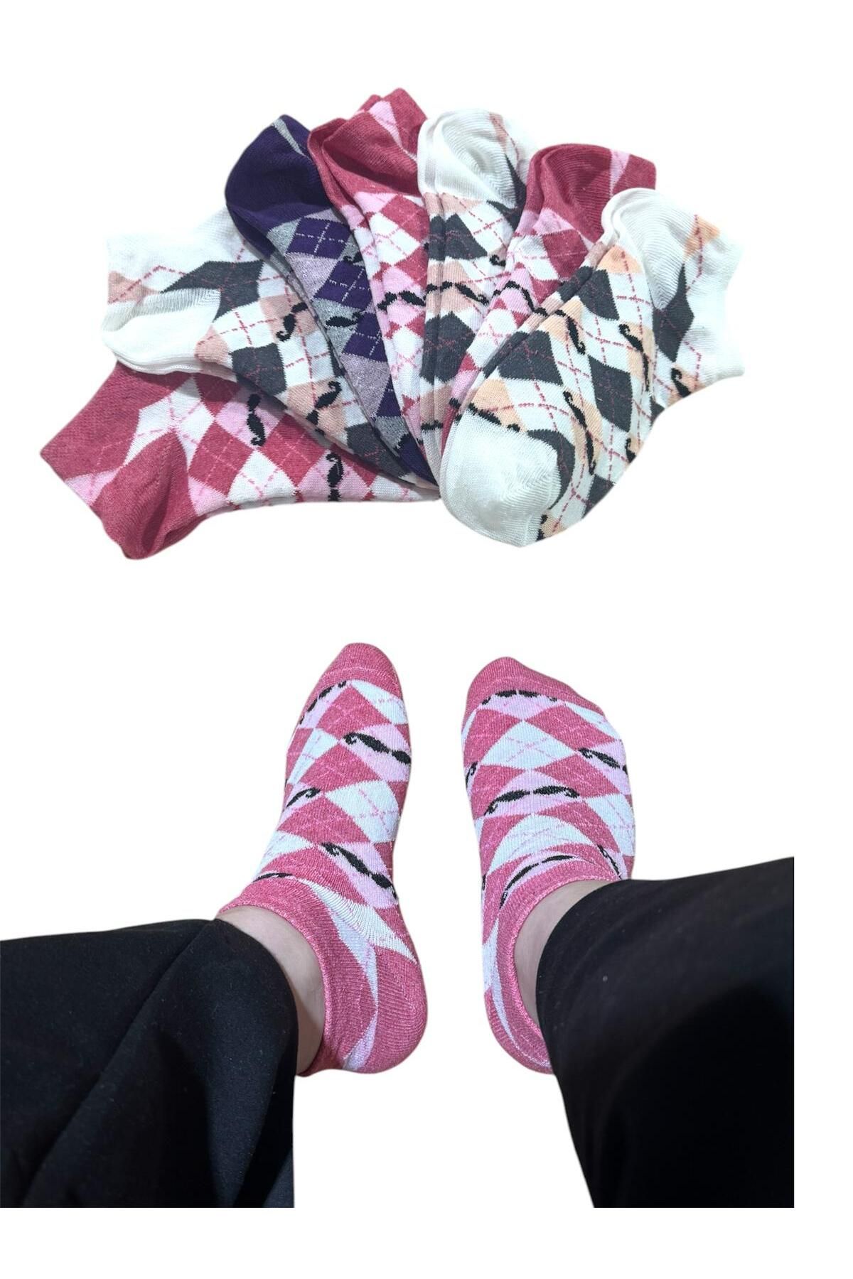 BYNDRSOCKS 7 Çift Kadın Patik Pamuklu Çorap