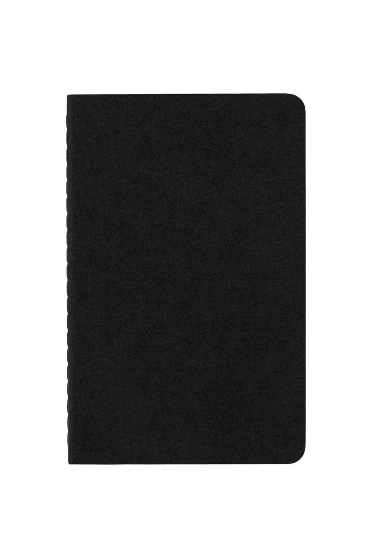 Moleskine-Striped Cahier Notepad Set of 3 Pocket Size Black 2