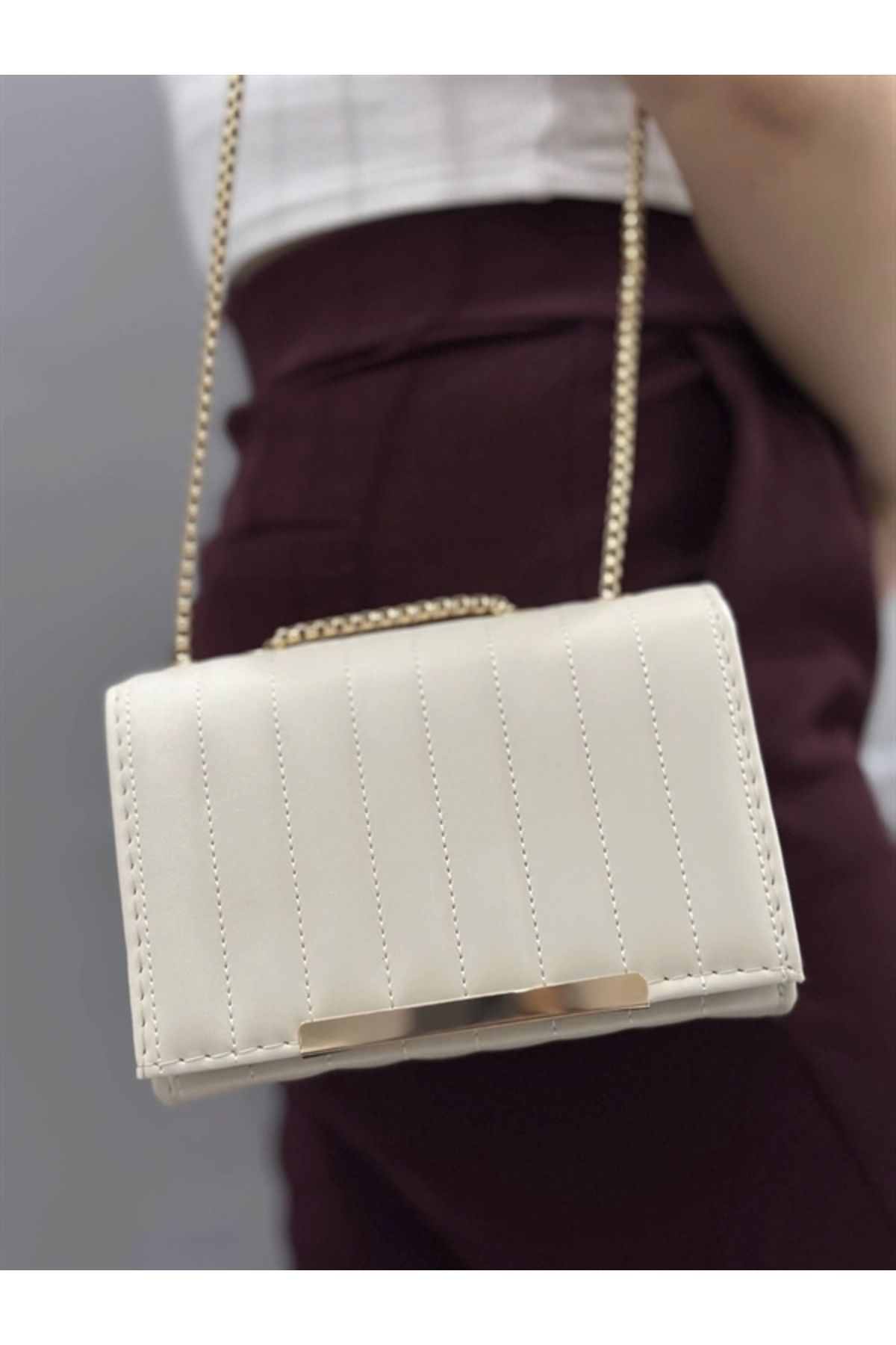 FASHIONLINE Cessi krem cilt çanta