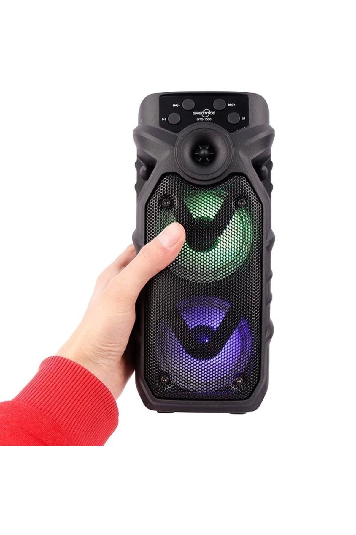 Yenimiyeni Taşınabilir Rgb Ledli Bluetooth Hoparlör Usb Tf Card FM Radyo