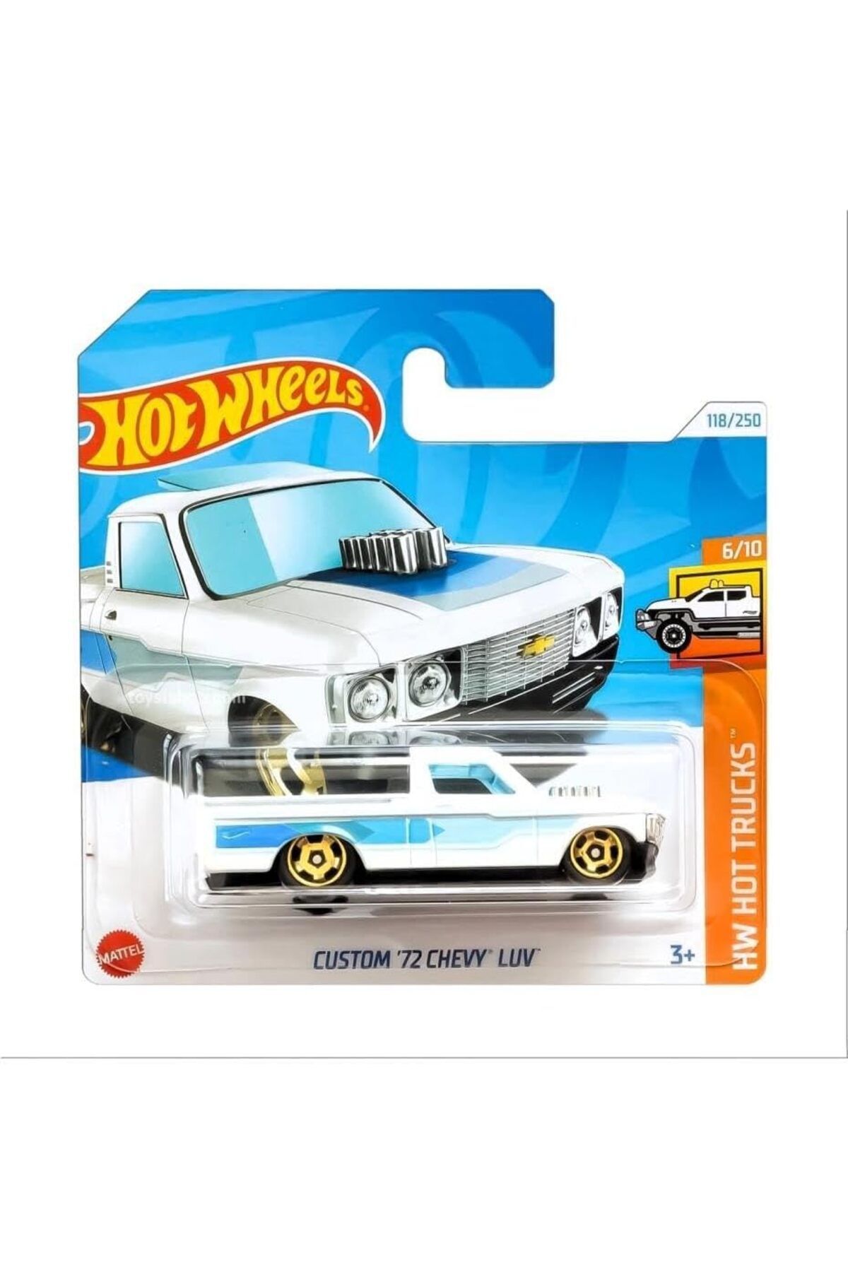 ÇAĞUR Dark Wheels Tekli Arabalar CUSTOM 72 CHEVY LUV HTD75 Yenii 1099594