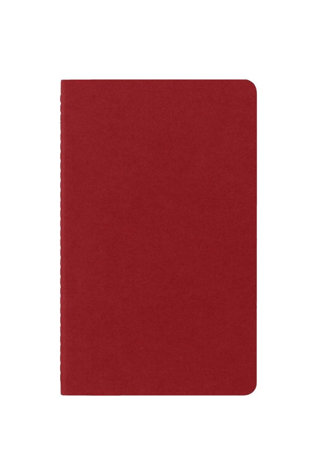 Moleskine-Striped Cahier Notepad Set of 3 L Size Blueberry Red 2