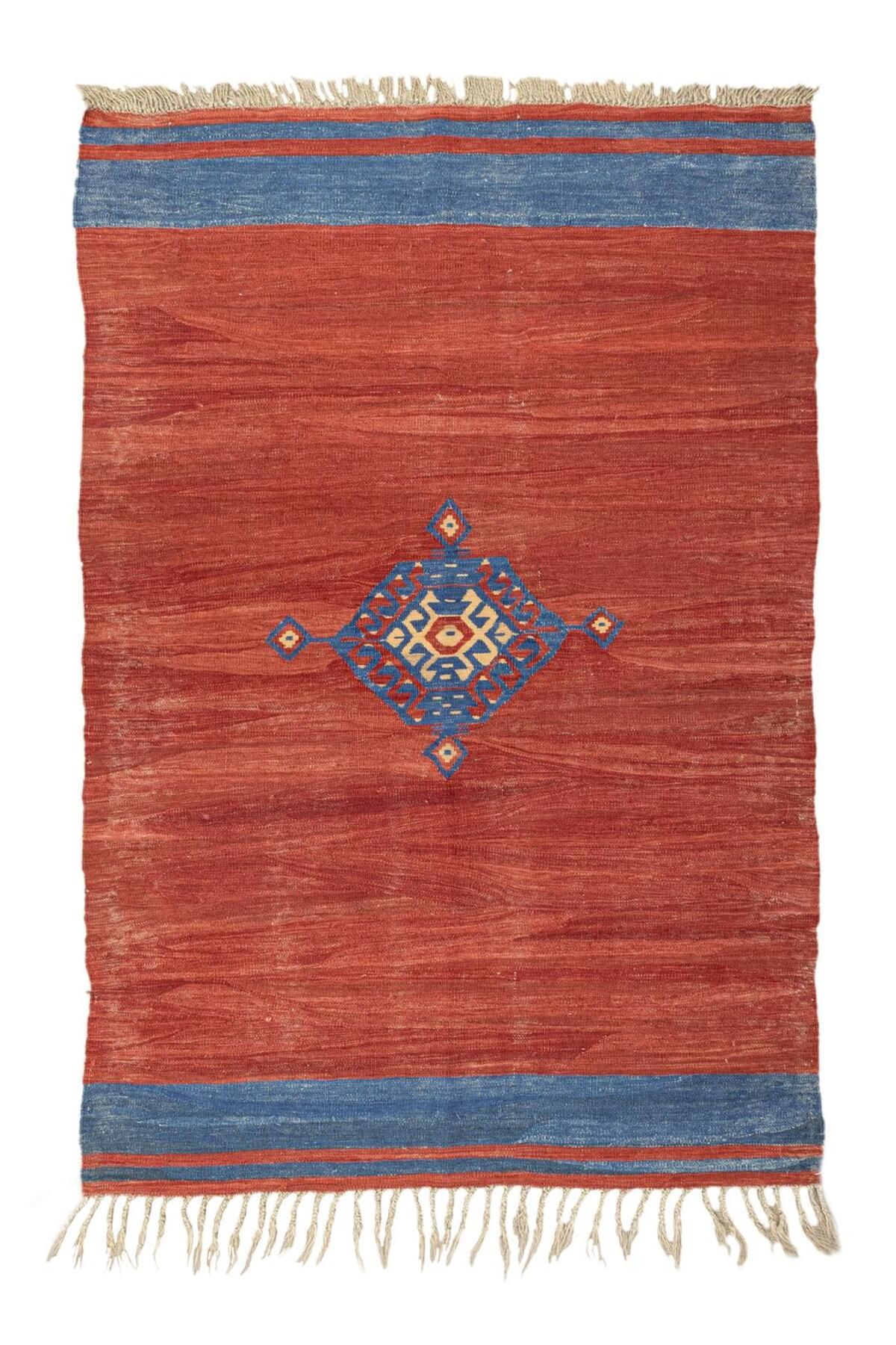 Soho Antiq Lemi Kırmızı El Dokuma Kilim 110x161 cm