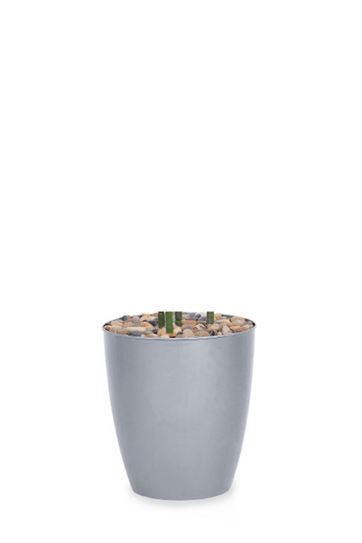 Generic-Artificial palm tree (4 branches) with a cylindrical plastic stand 3