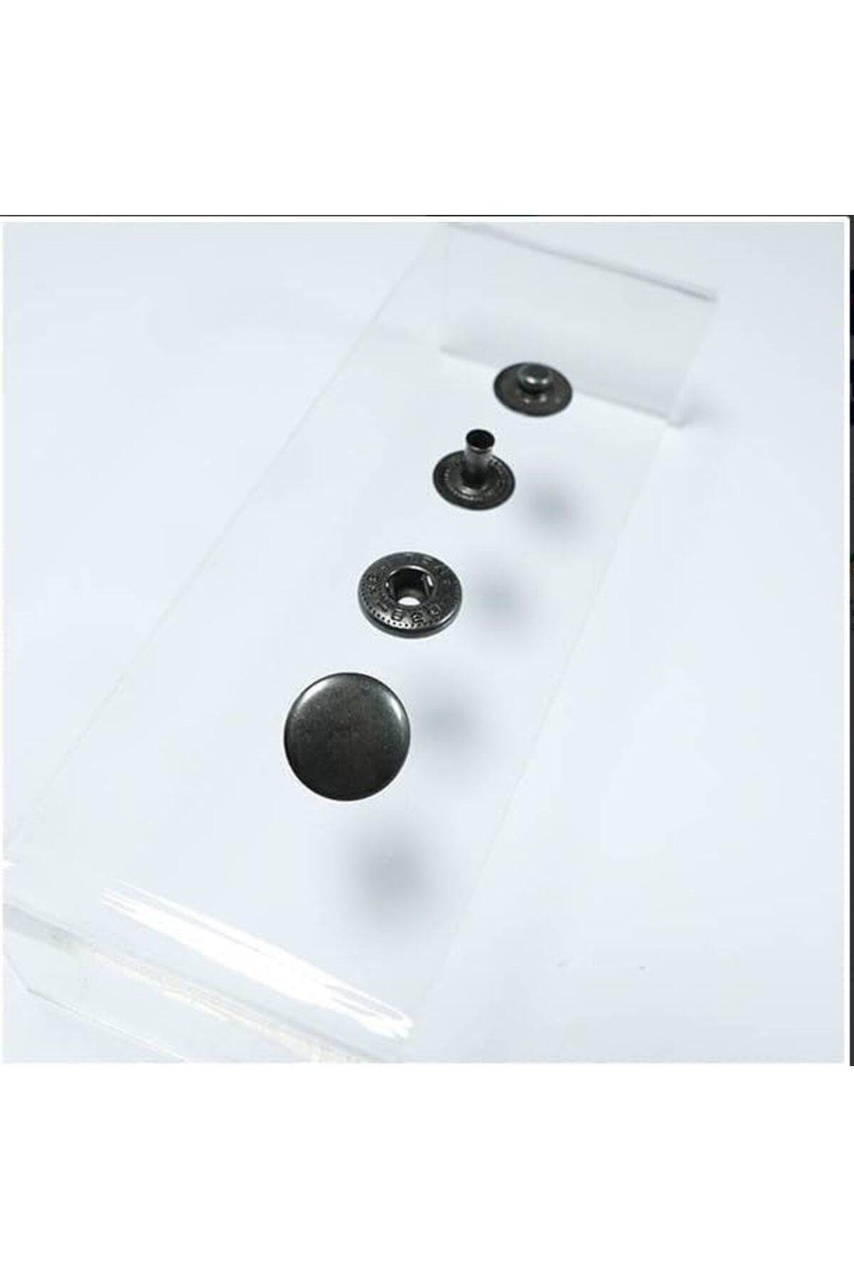 ÇAĞUR Dark 10 mm Kendin Yap Kiti, Cüzdan, Giyim, Çanta, Deri için Çekiçle Uygulama Aparatları ve Siy