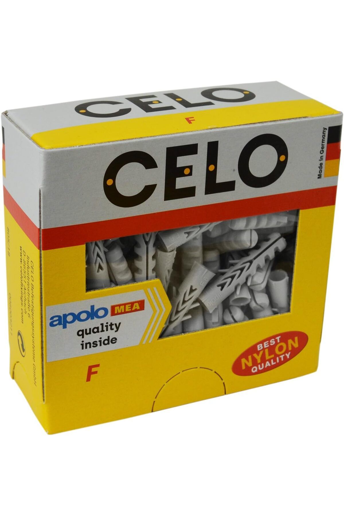 ÇAĞUR Dark MEA dübel F 6 mm naylon 100 adet Yenii 1099594