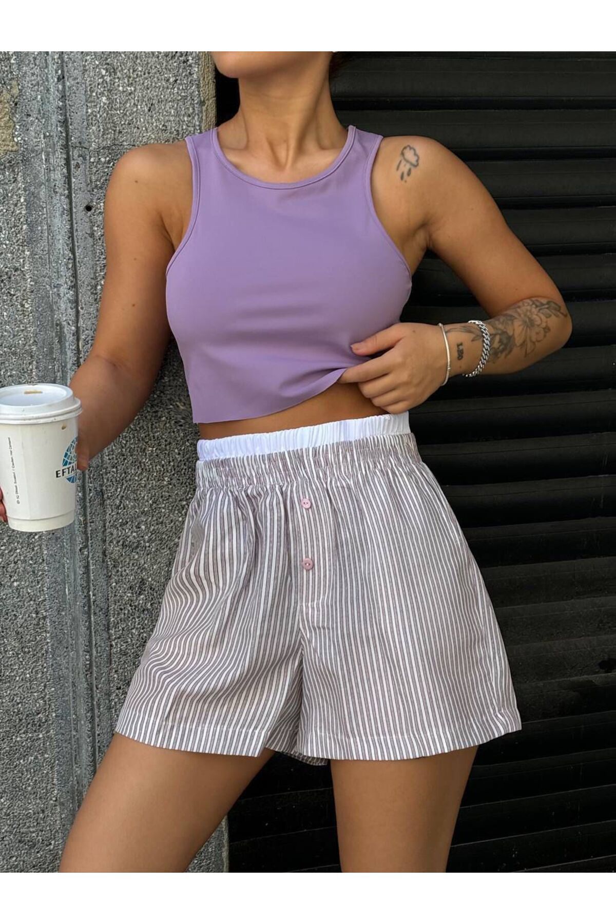 Cielo Fashion Kadın Şort Atlet Takım