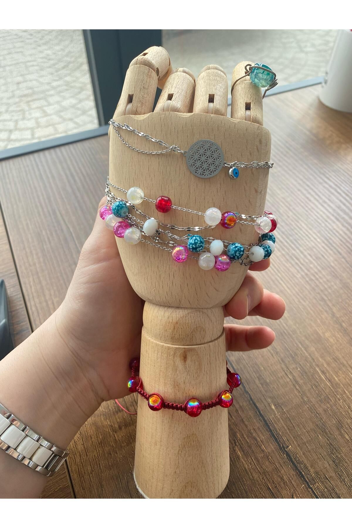 SERDİVAN TÜRK MODERN 316 L Çelik Zincirli Halhal / Bileklik