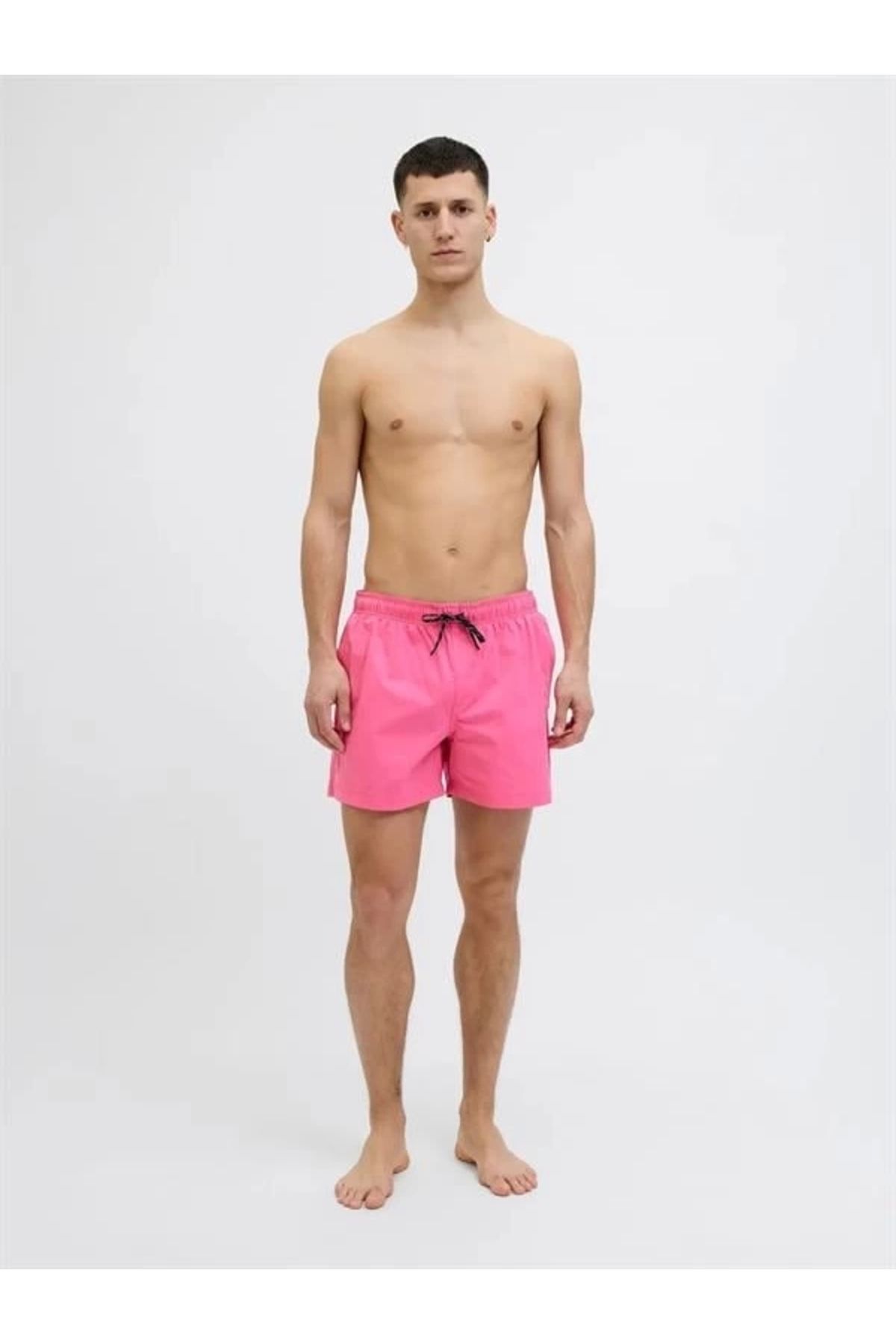 Alisim 12272776 ASTARLI HIZLI KURUYAN ERKEK DENİZ SHORT PEMBE