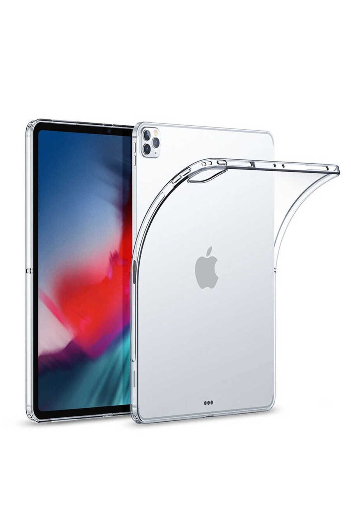 Uzaklarda Arama iPad Pro 11 2020 (2.Nesil) - Uyumlu Uyumlu UZRM Tablet Süper Silikon Kapak-Renksiz