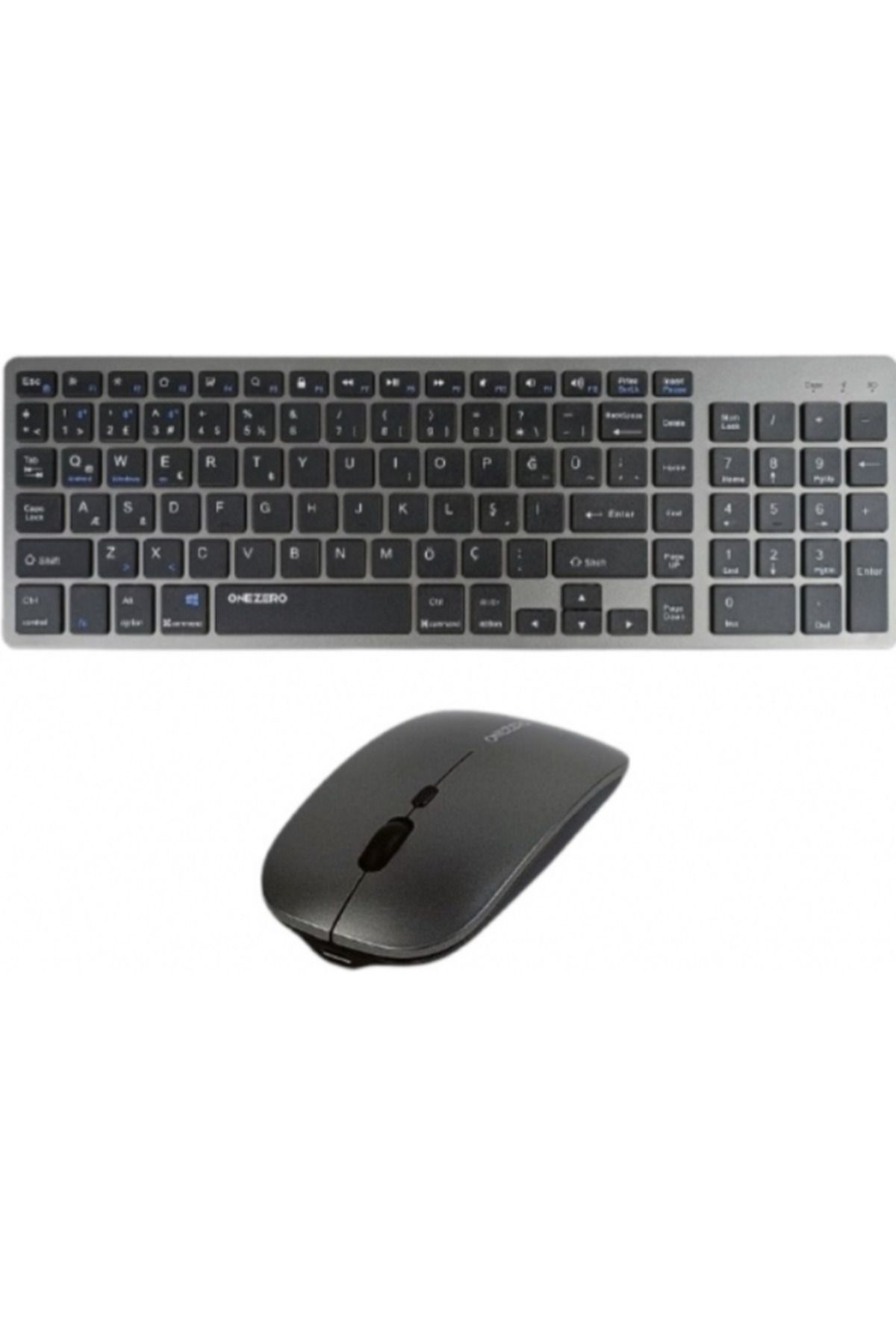 OneZero Mac Uyumlu Wireless Klavye Mouse Set – Şık, Sessiz Ve Kablosuz Konfor