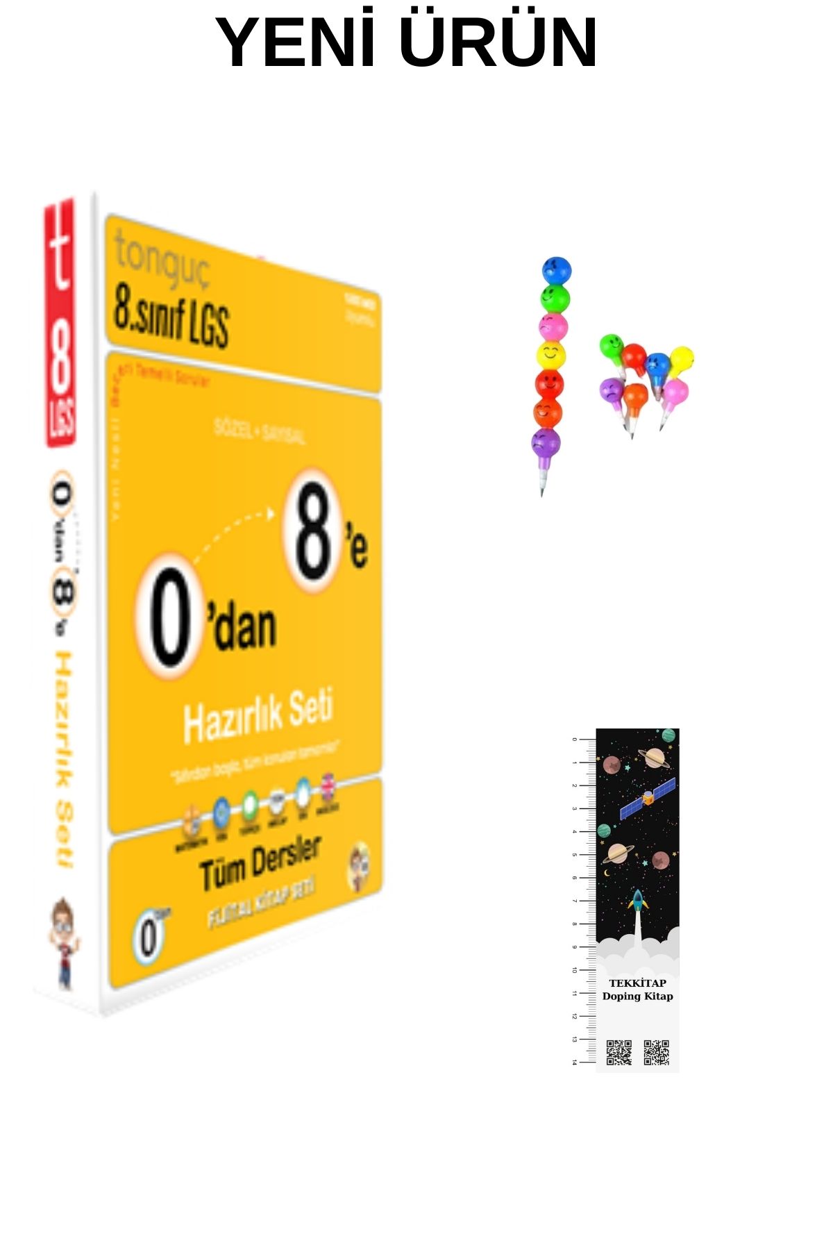 Tonguç Yayınları Tonguç 0'dan 8'e Hazırlık Seti 2025 (EMOJİ+UZAY A.) YENİ ÜRÜN