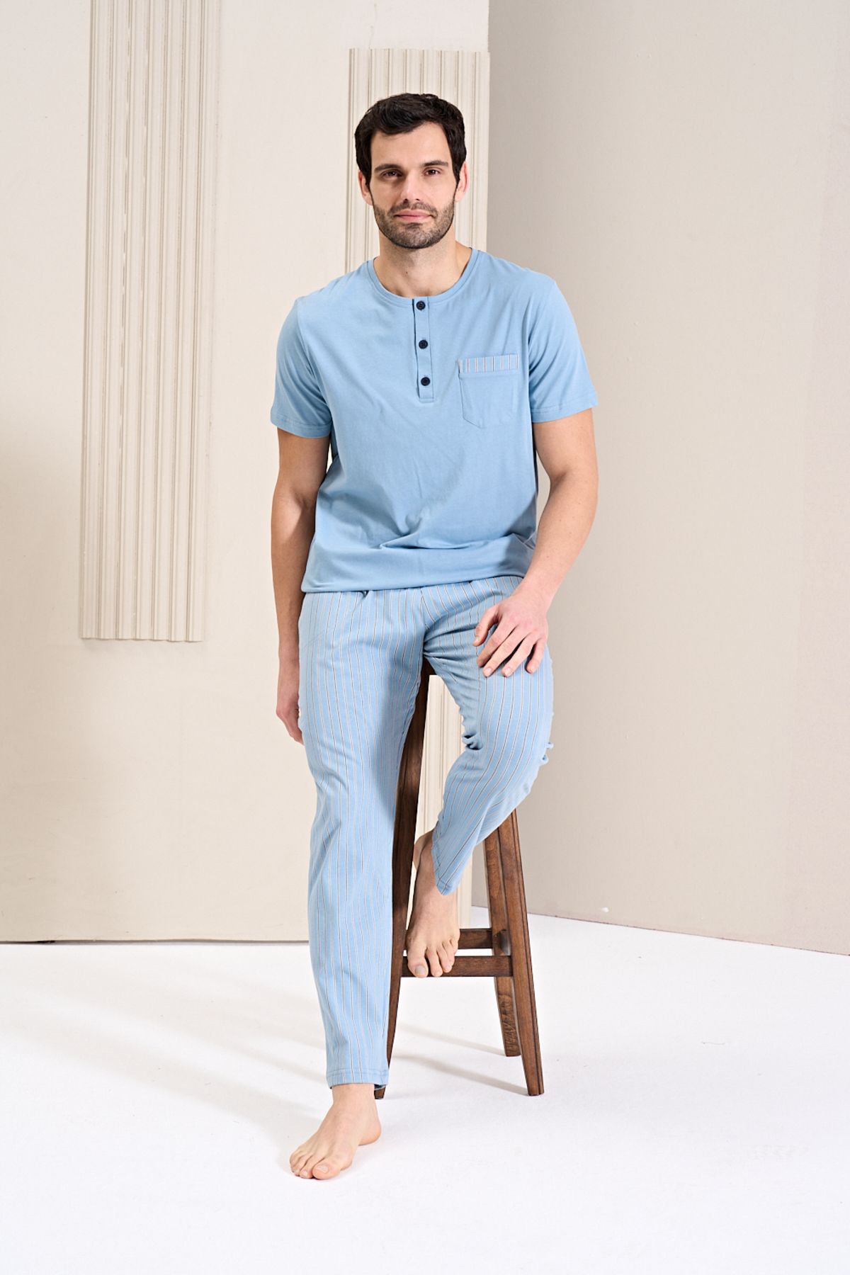 OVERSLEEP 1743 ERKEK PİJAMA TAKIM