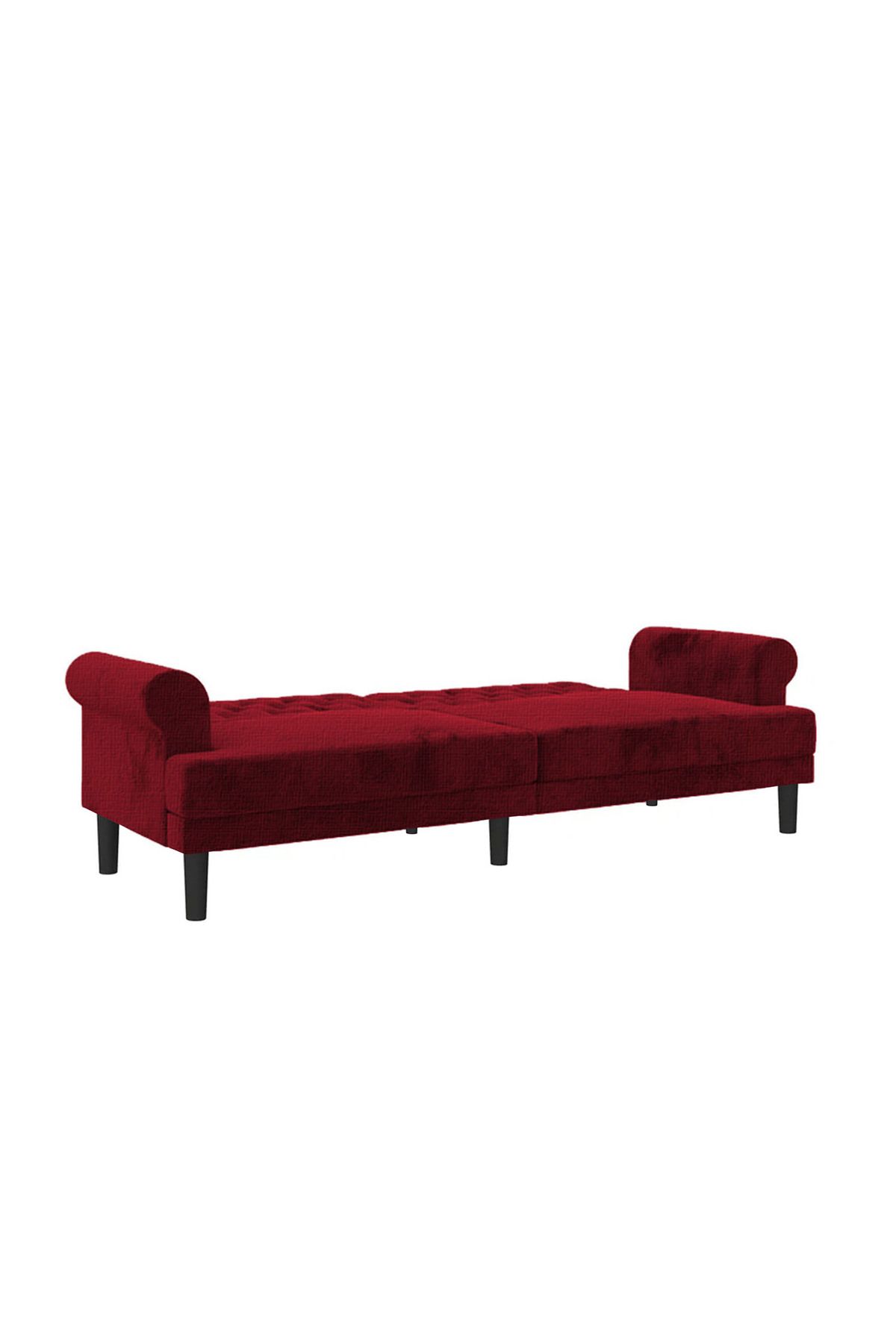 Lazy Vibes-Nova | 2 In 1 Sofabed Linen Upholstered - 212x84x82٫5 - Burgundy 3