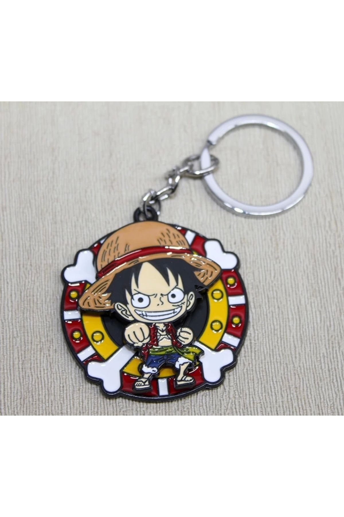 YNT İthalat Metal Dönen Luffy Anahtarlık Alk3088