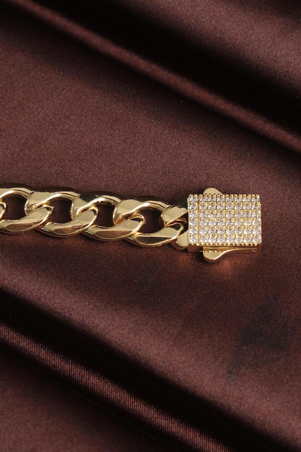 Clariss 316L Çelik Vip Seri Gold Renk Gurmet Model Bileklik