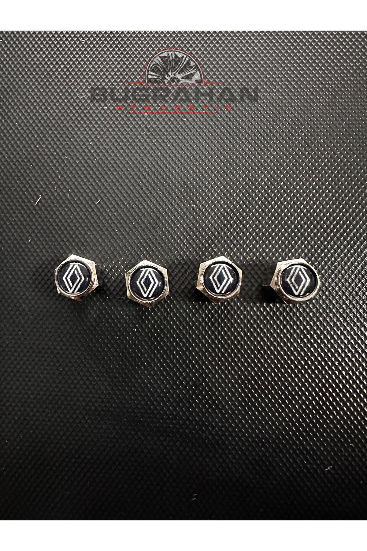 OEM Renault Logolu Sibop Kapağı Alüminyum Sibop Kapağı 4 Adet 3 Çeşit Sibop Kapağı Hediye!
