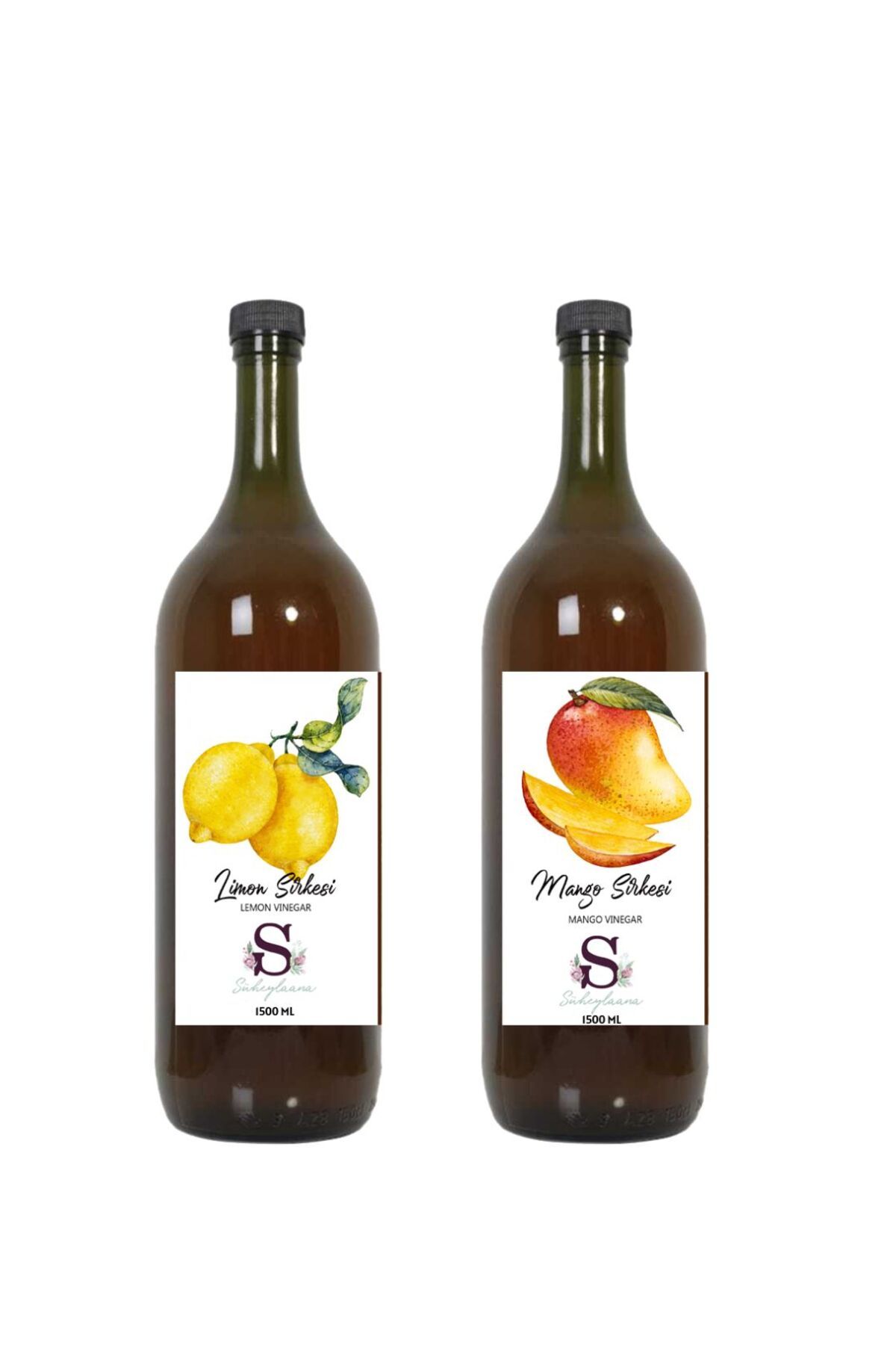 Süheylaana Doğal Limon Sirkesi 1500 Ml - Doğal Mango Sirkesi 1500 Ml