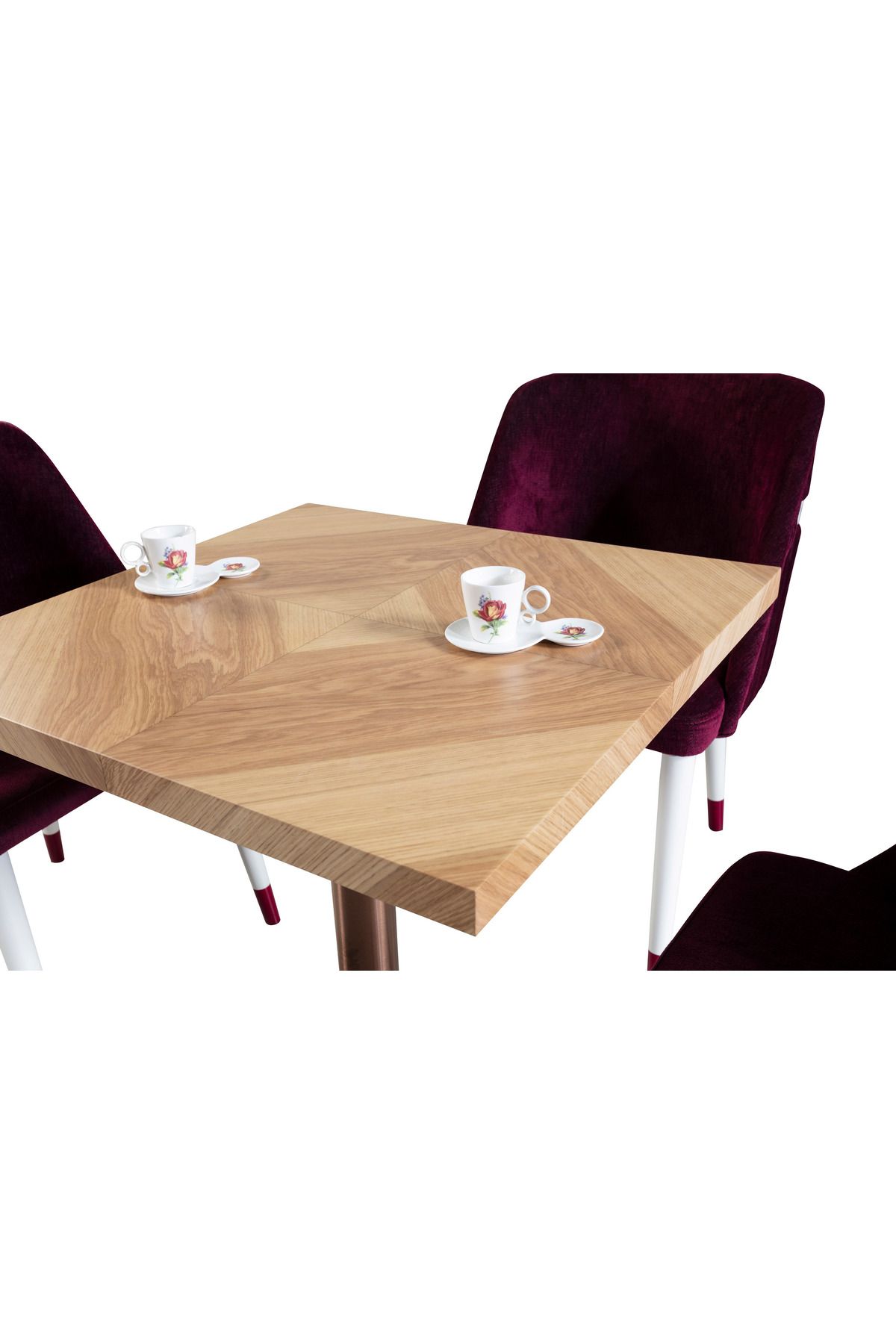 ORİGAMİ EV DEKOR Ahşap Cafe Masa